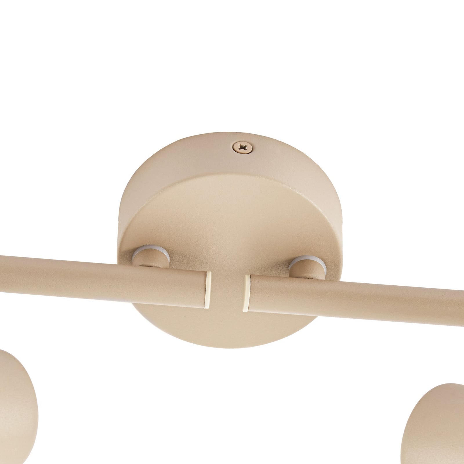 Evey Deckenstrahler, Länge 83 cm, 4-flg., weiß/beige - NOLA Evey Deckenstrahler, Länge 83 cm, 4-flg., weiß/beige - NOLA