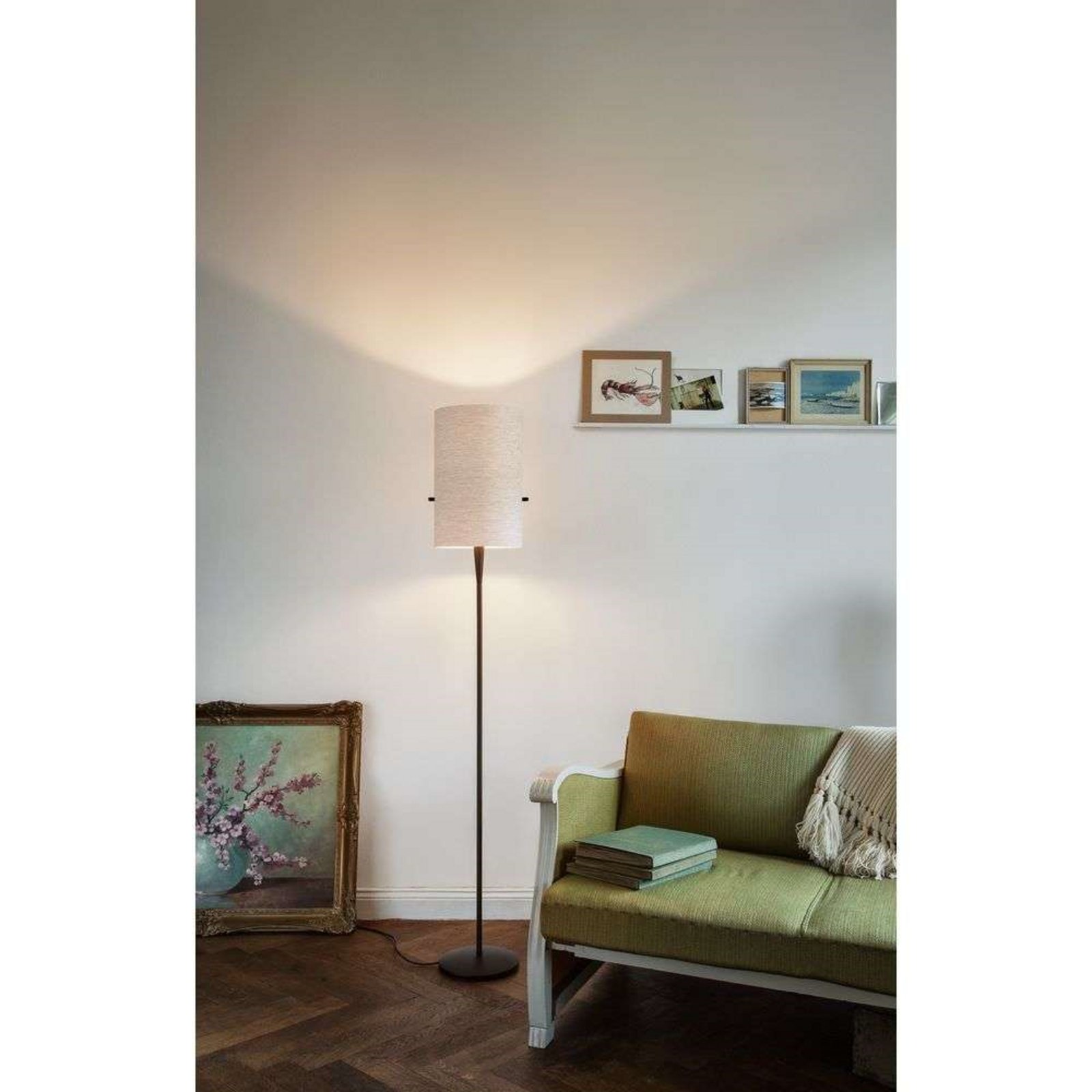 Club Floor Lamp M Brushed/Melange Grey - Serien Lighting