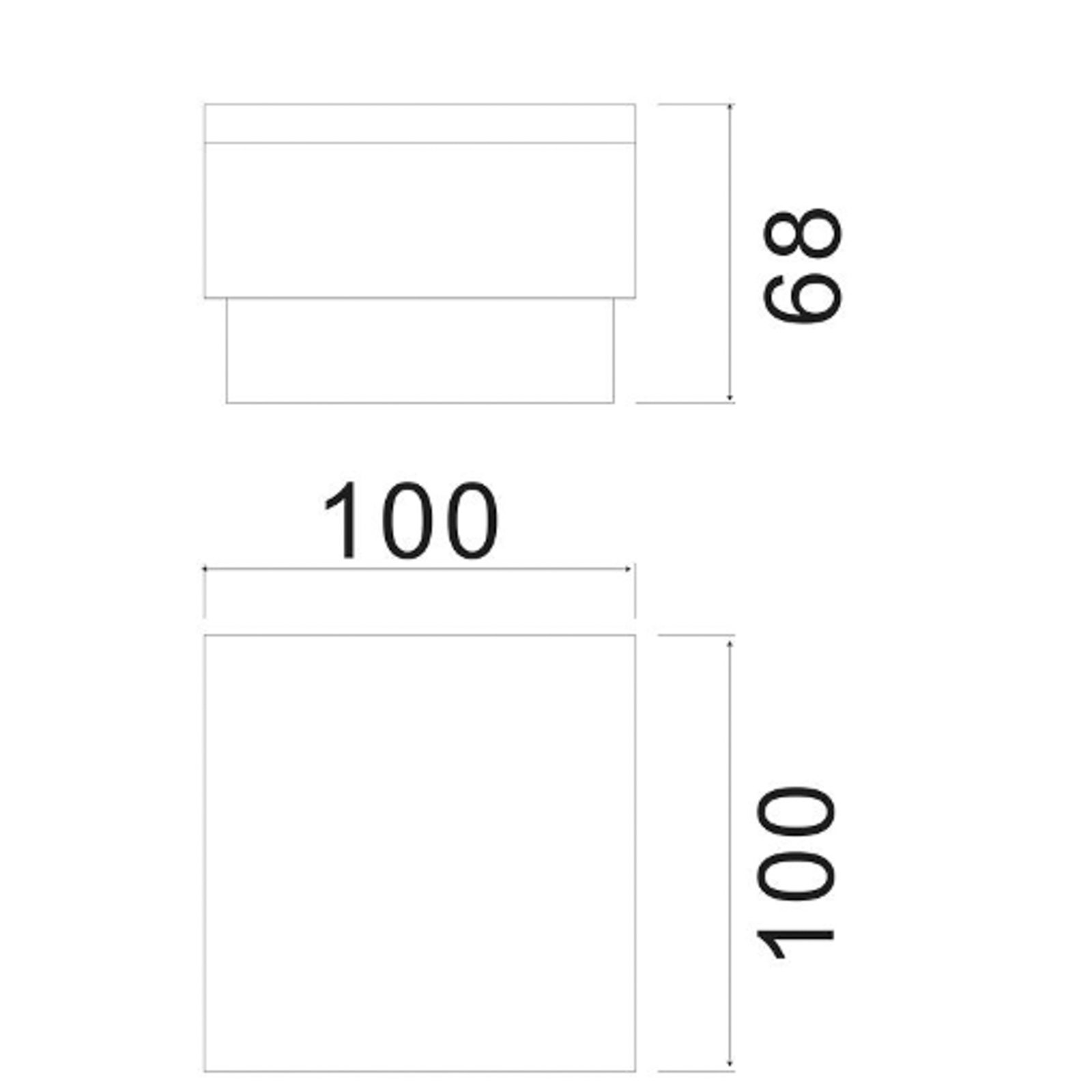 LED-Bodeneinbauleuchte Tabit, 10 x 10 cm, begehbar