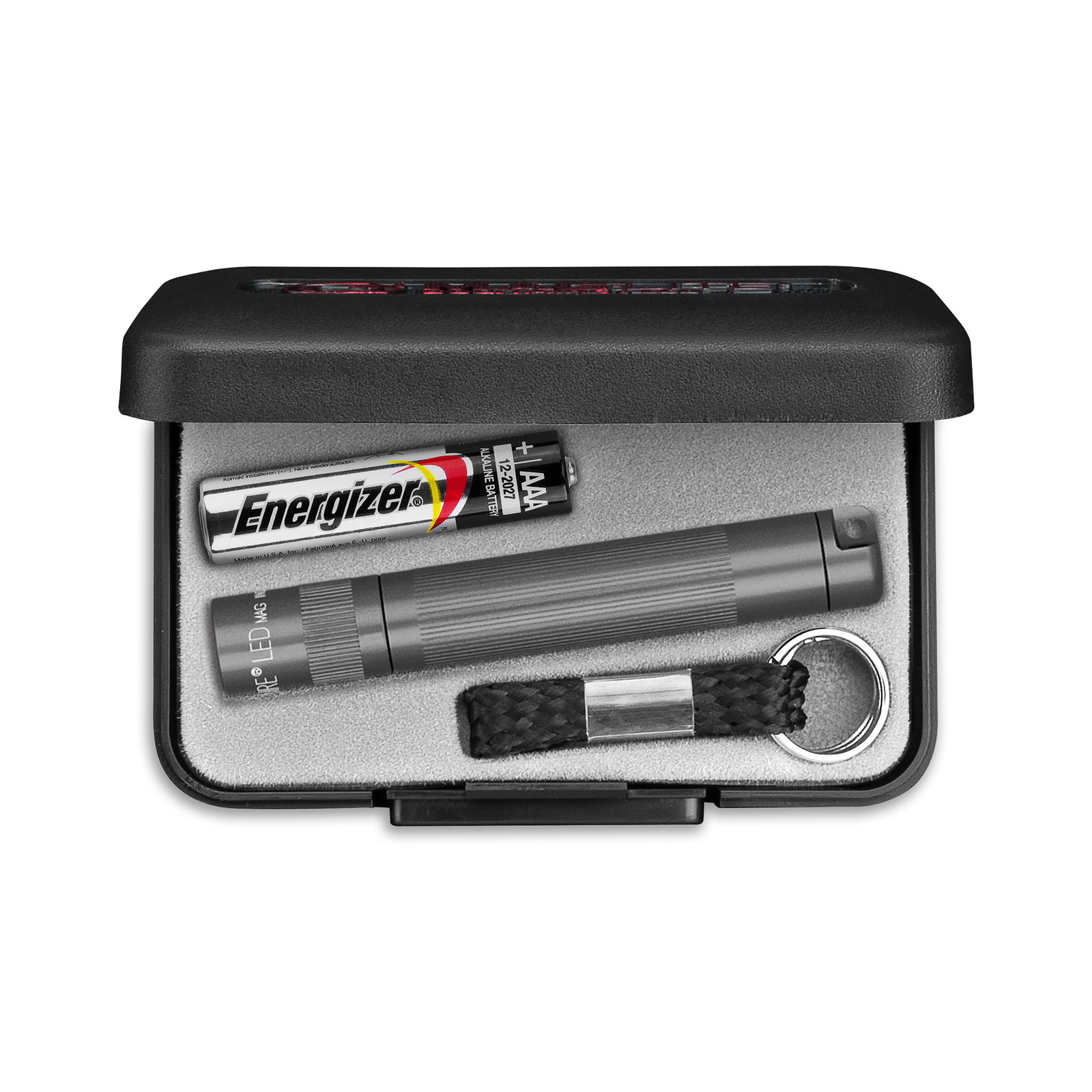 Maglite LED-Taschenlampe Solitaire, 1-Cell AAA, Box, grau