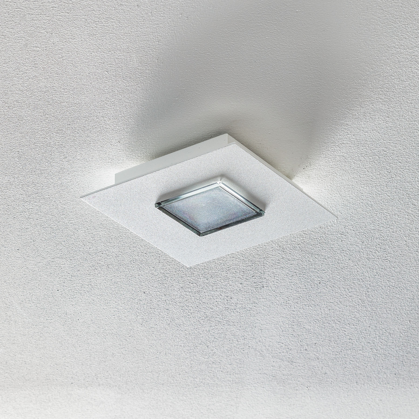 Fabbian Quarter - firkantet LED-loftlampe