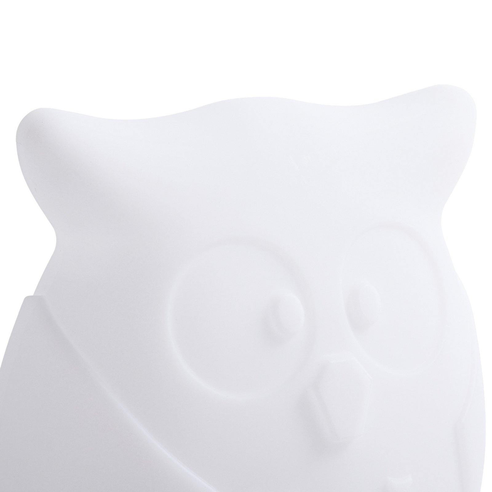 Lampe de table LED rechargeable Lindby Errol, hibou, blanc, RGBW, IP54