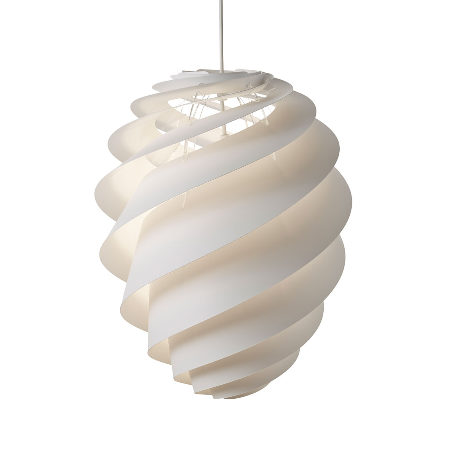 LE KLINT Swirl 2 Medium, lampă suspendată, alb