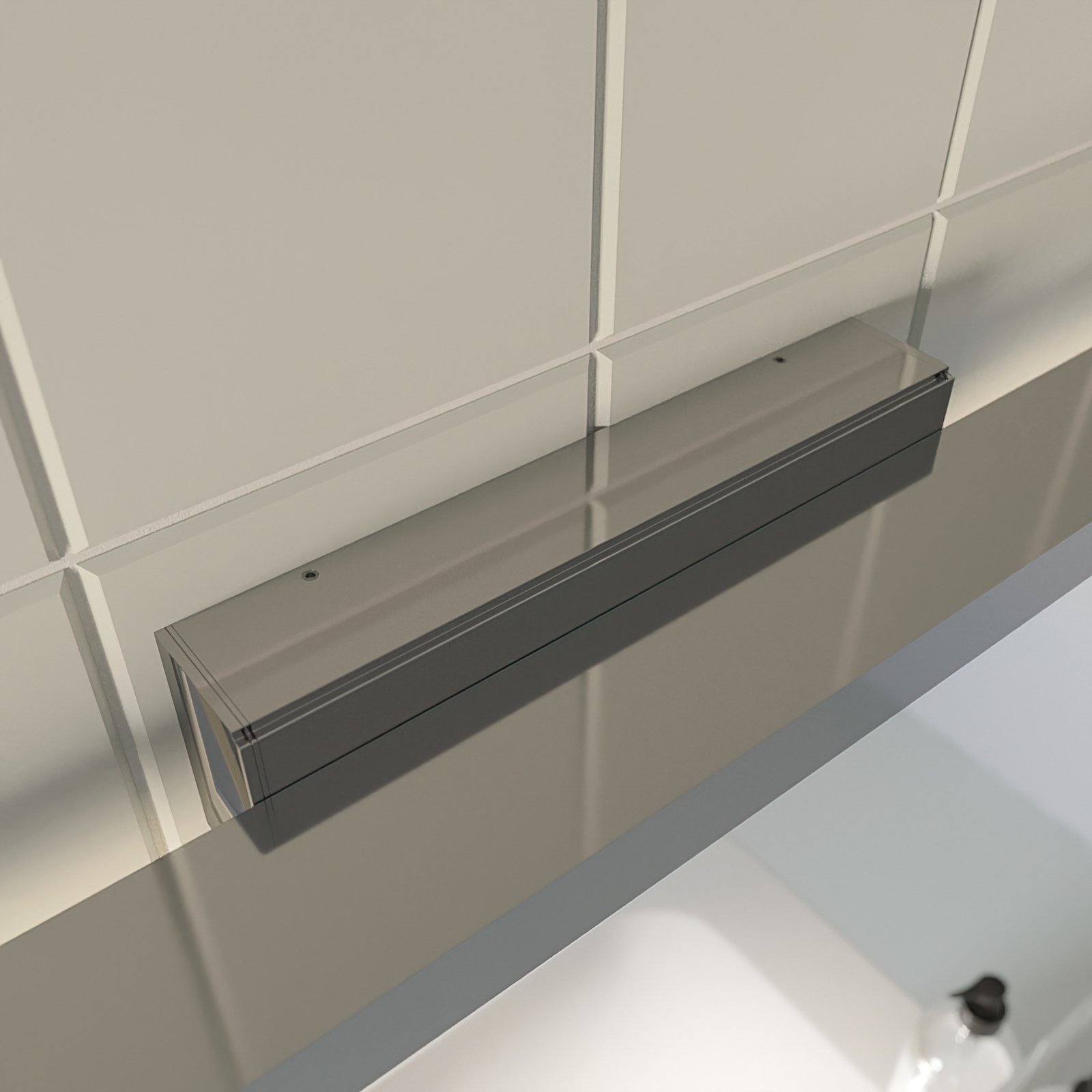 Alenia Aplique de Pared L120 White/Chrome - Lindby