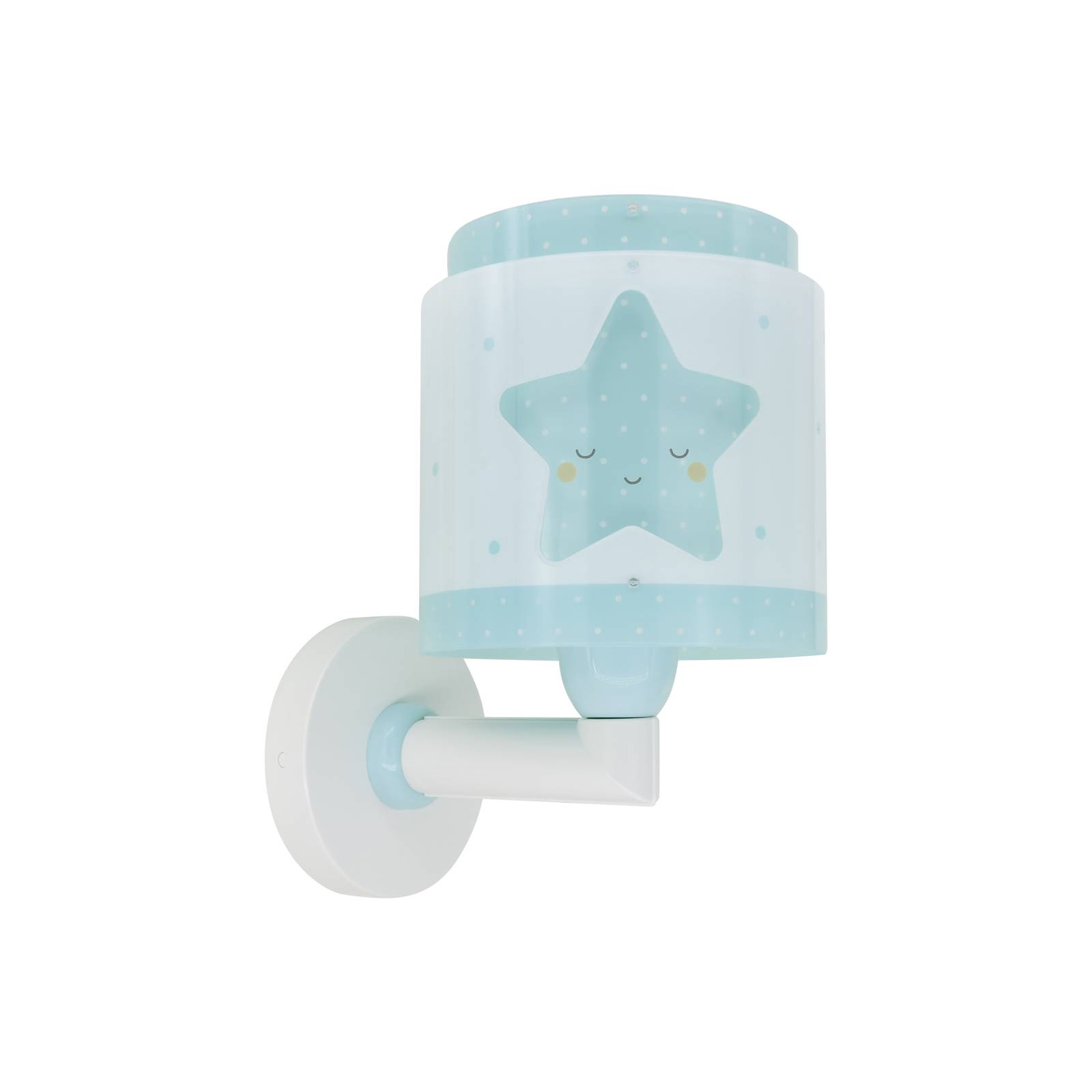 Wandleuchte Baby Dreams in Blau und Weiß E27 - blue - Dalber