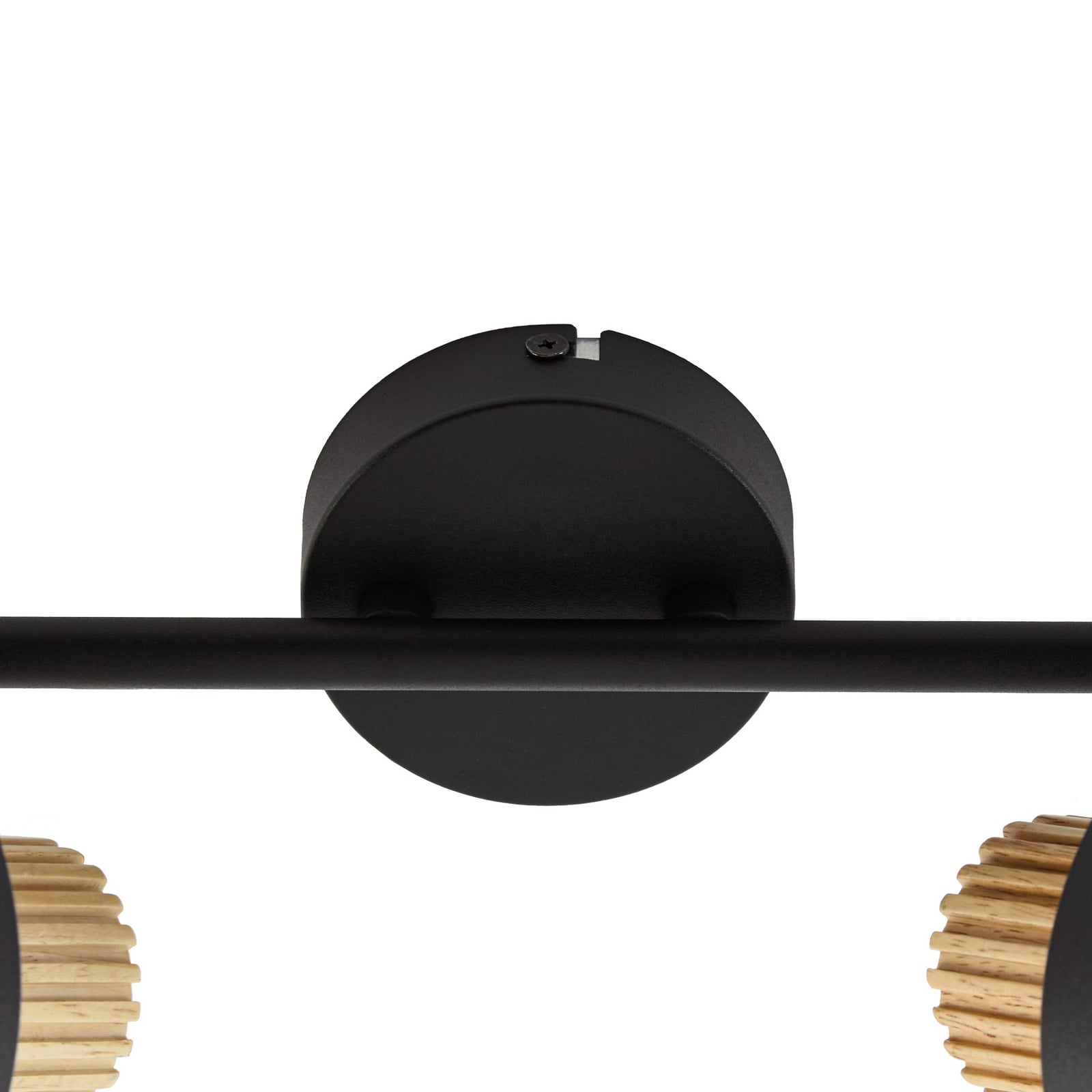Lenja loftspot, E14, sort/hvid, 2 lyskilder, metal – Lindby Lenja loftspot, E14, sort/hvid, 2 lyskilder, metal – Lindby