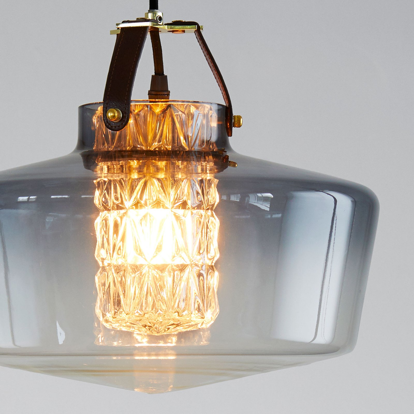 Addicted to Us Pendant Cognac/Brass - Design By Us