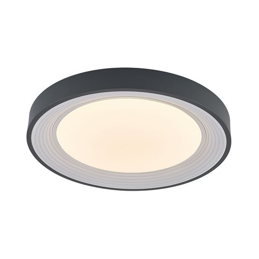 Lindum Plafoniera Bianco/Grigio Scuro - Lindby