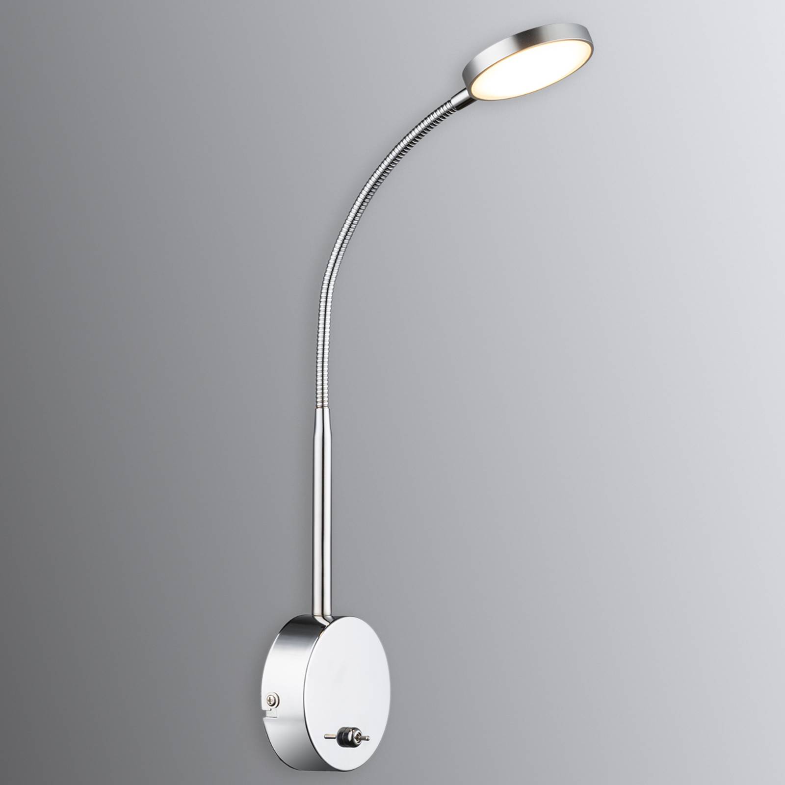 Globo Aluminium-vägglampa Serin med LED-lampor