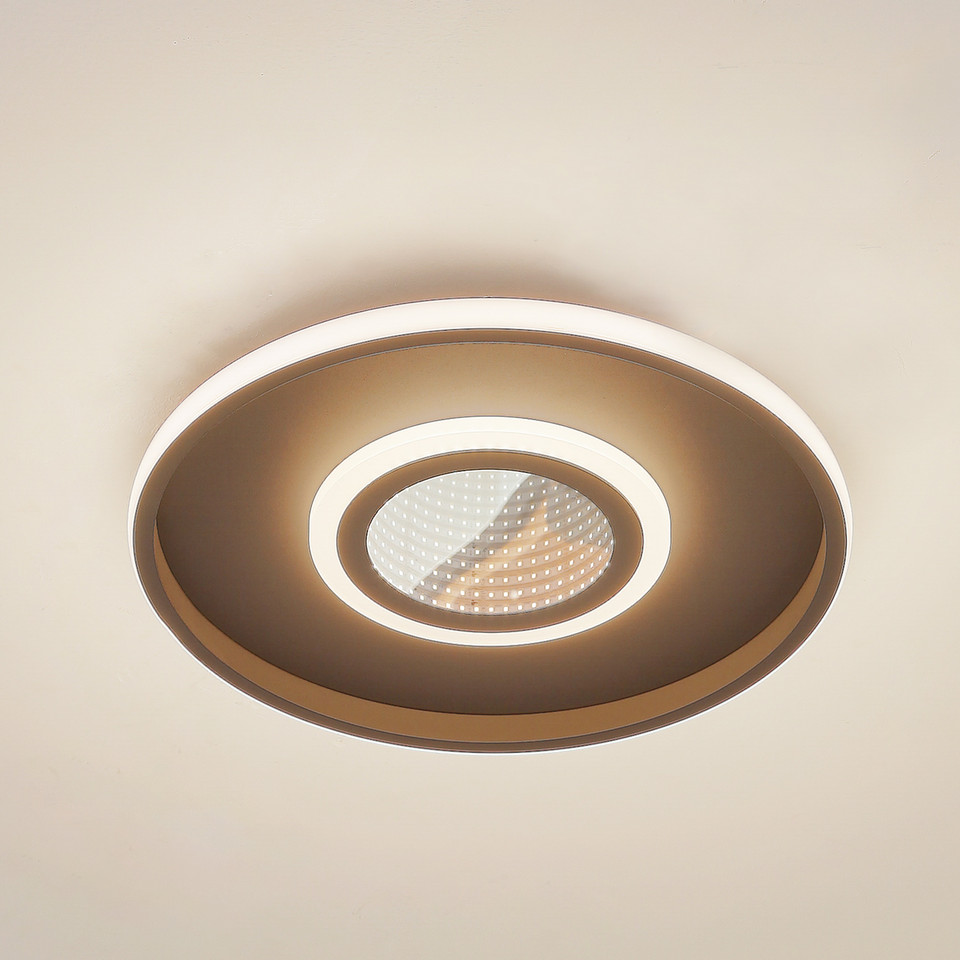 Lindby Selian LED Plafond, svart från Lindby