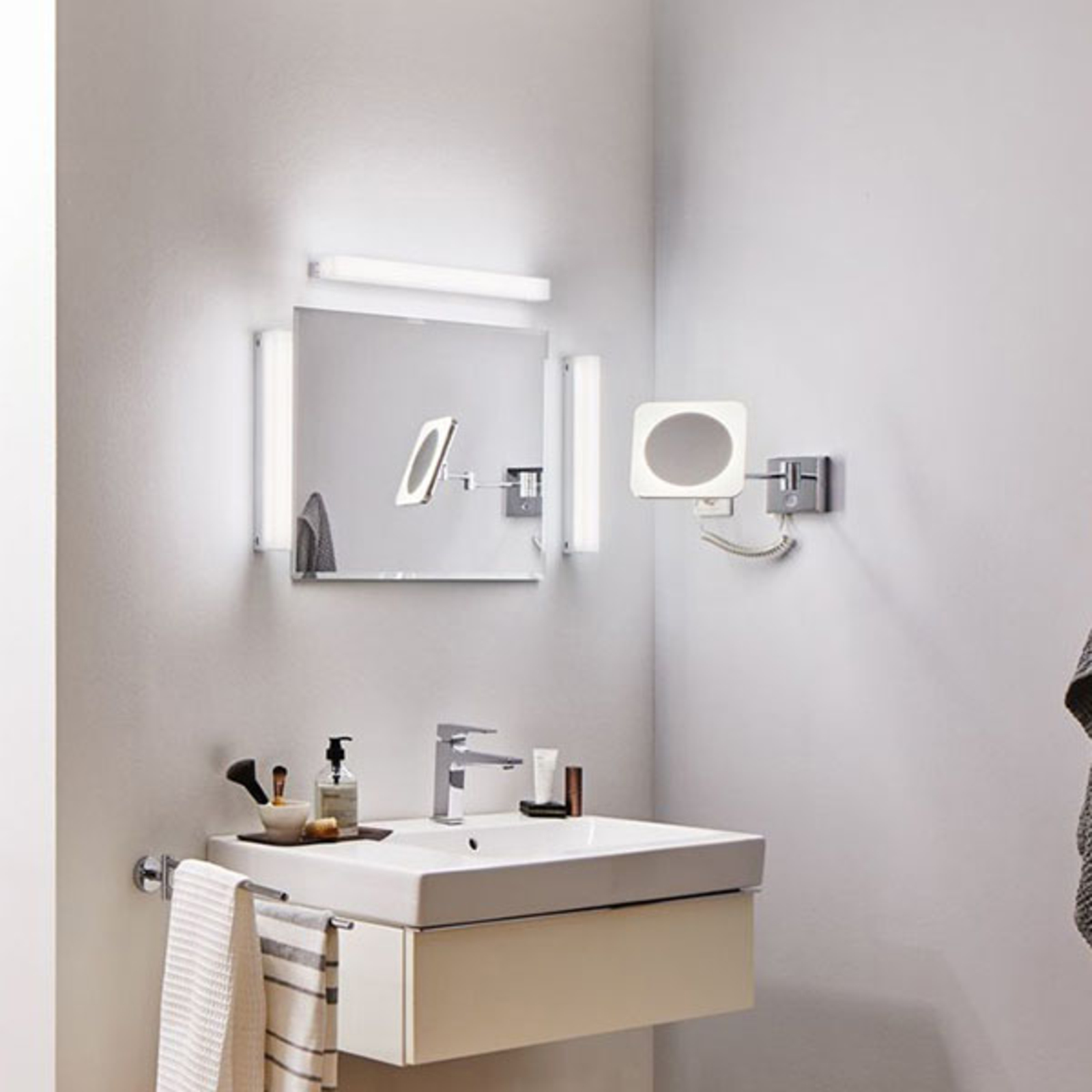 Luno LED Applique Murale 6W IP44 Aluminium - Paulmann