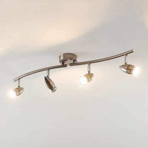 ELC Farida -LED-kohdevalo, nikkeli, 4-lamp.