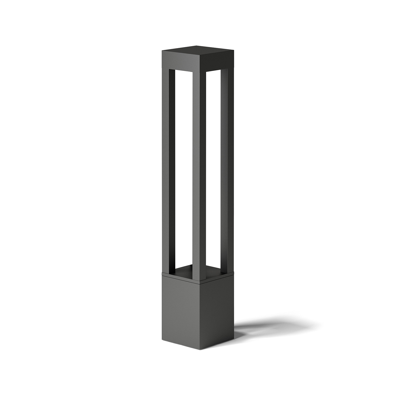 Arcchio Lienna LED bollard light, height 90 cm, die-cast aluminium, glass, 20 W, energy efficiency: A+, W: 16 cm, H: 90 cm