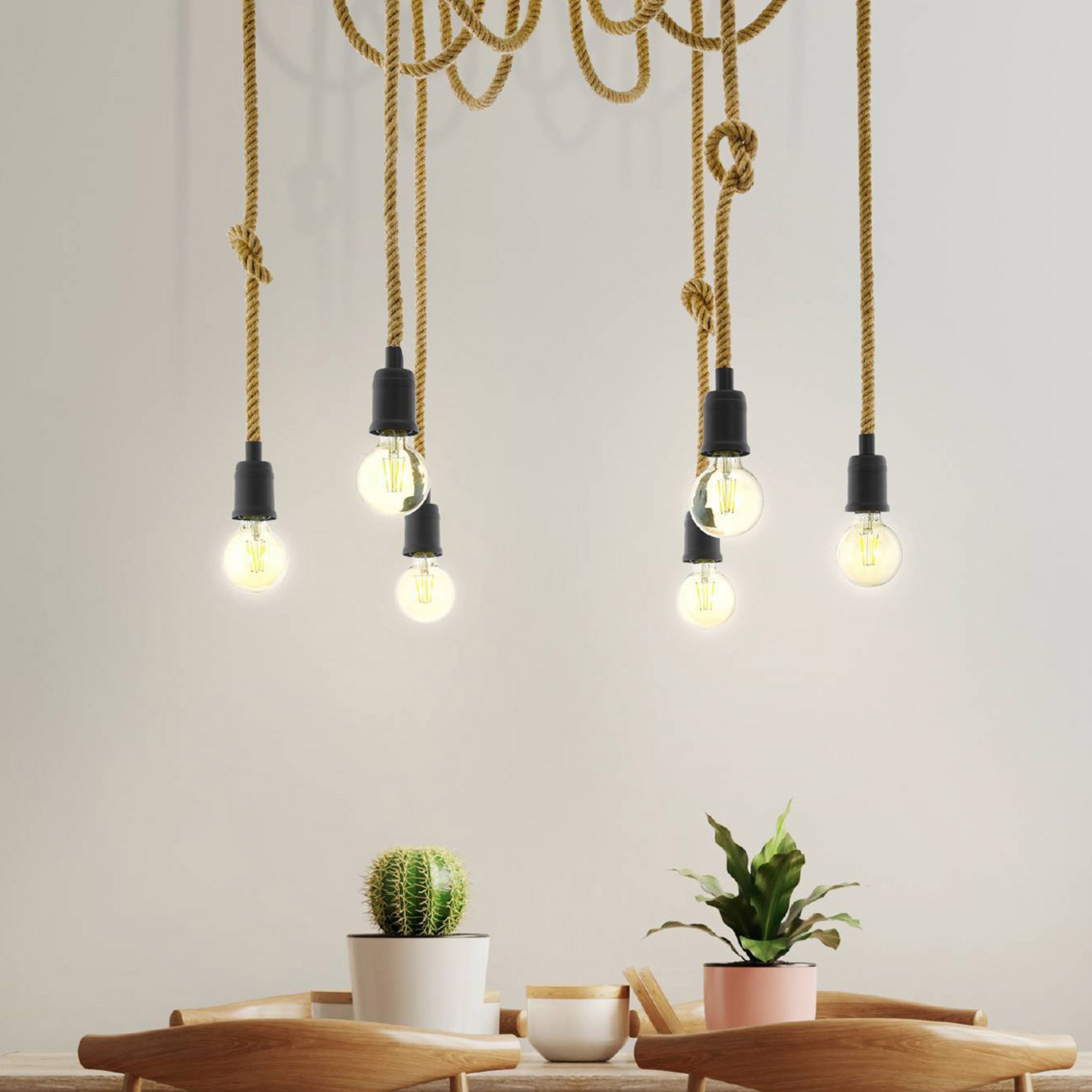 Κρεμαστό φωτιστικό Rampside με 6 υποδοχές