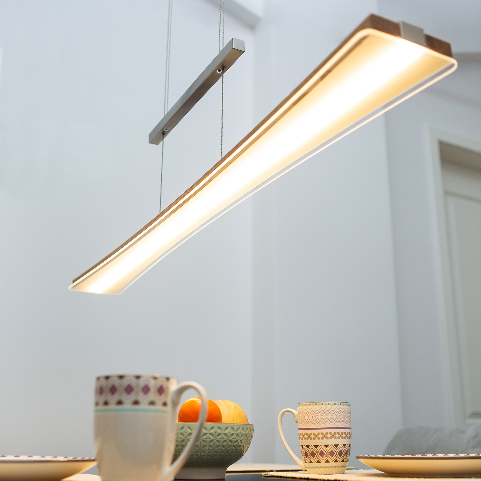 Lampada LED a sospensione Mite con dimmer a sfioramento