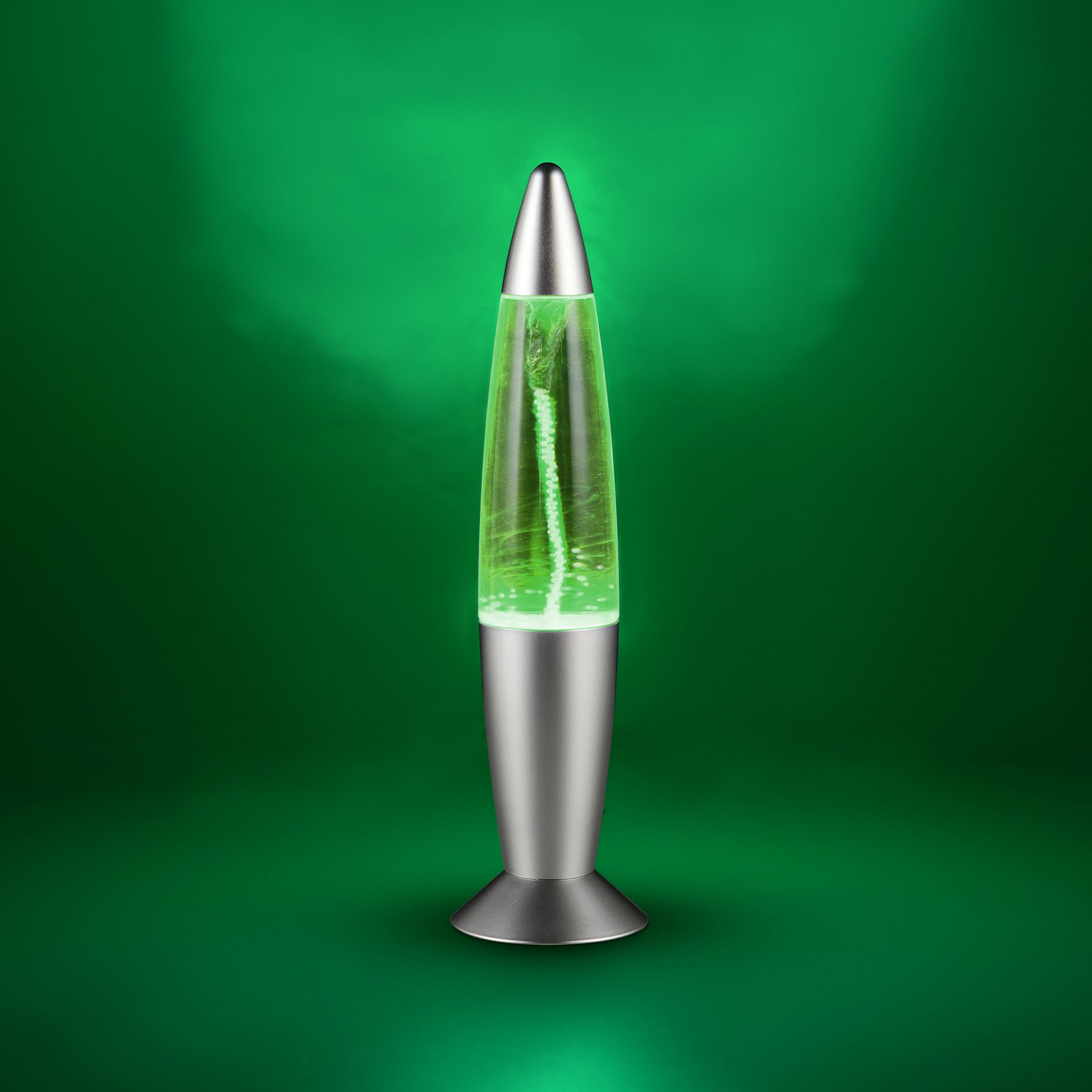 LED-bordslampa Holly, titanfärgad, höjd 35 cm, RGB, USB