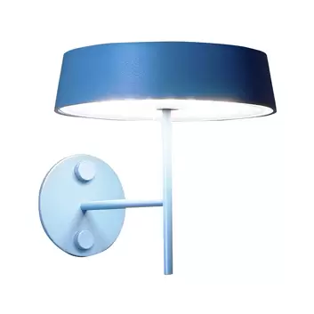 Lampada LED da tavolo Miram accu, dimming, blu