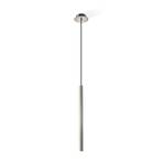 Decor Walther Pipe 1 LED pendant light, nickel