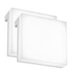 Applique pour miroir LED Aniani, blanc, 4 000 K, lot de 2