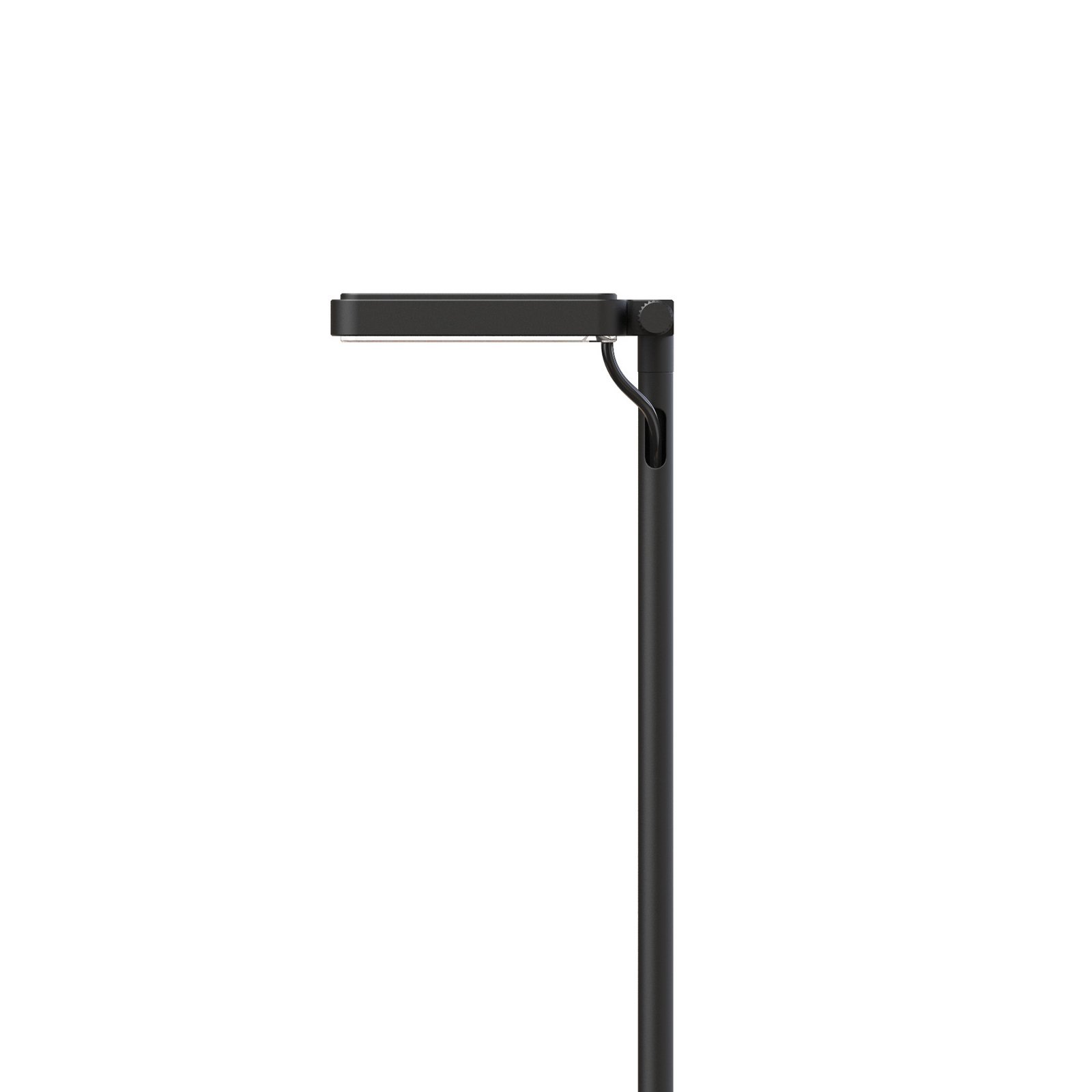Luceplan LED-Wegelampe Flia, 180cm hoch, schwarz, Kunststoff