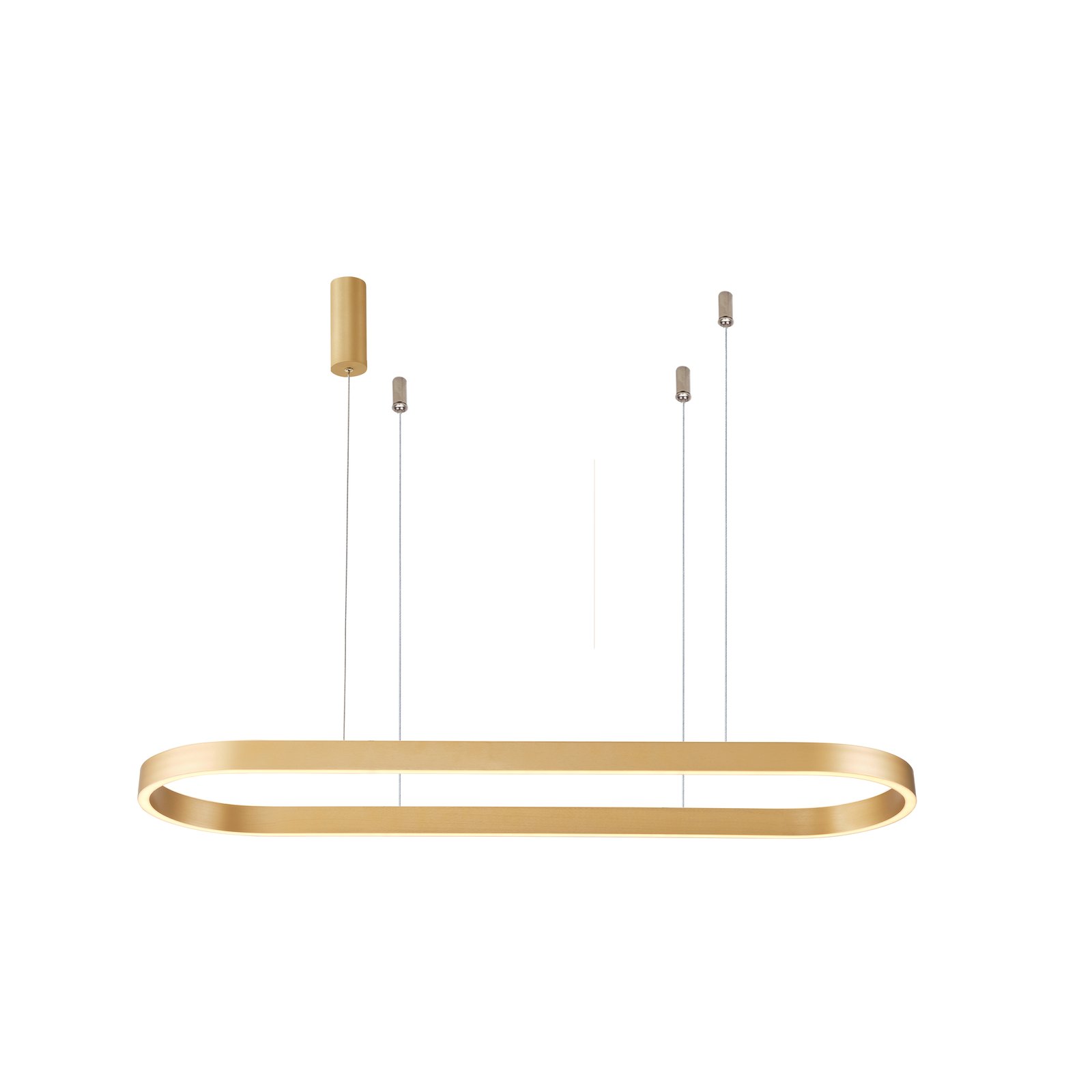 Lucande Smart LED-Hängeleuchte Melinay, gold, CCT, Tuya