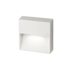 Egger DLS välisseinavalgusti Vigo Q, valge 11x11 cm alumiinium 3000 K