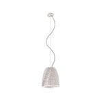 Lampa wisząca Twist, buk, biały, 150 cm