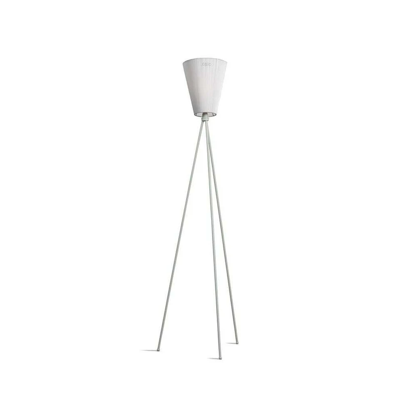 Northern - Oslo Wood Floor Lamp Light Grey/White