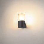 SLV Grafit outdoor wall light in cylinder shape