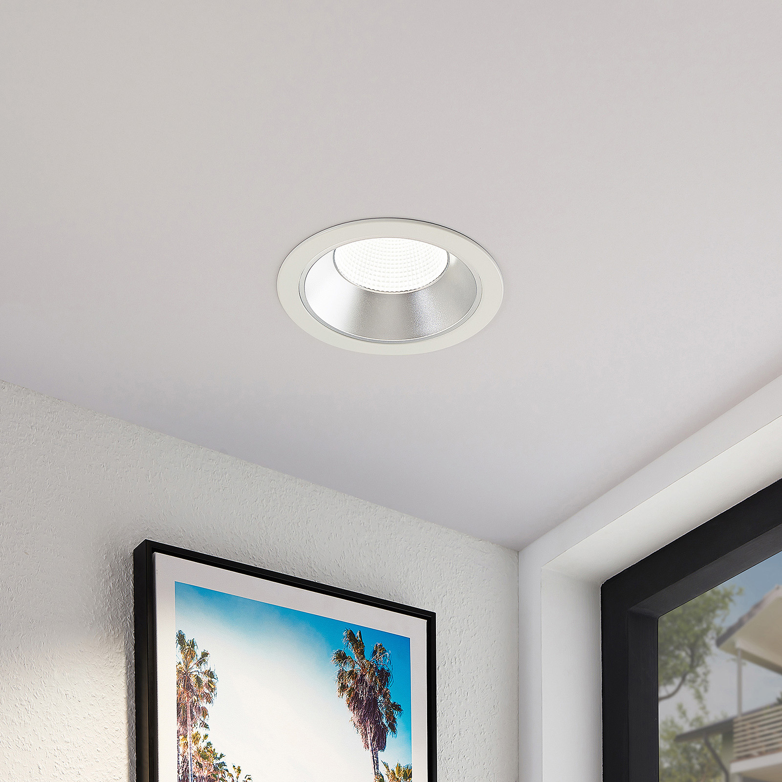 Arcchio Delano LED recessed spotlight, light colour var.