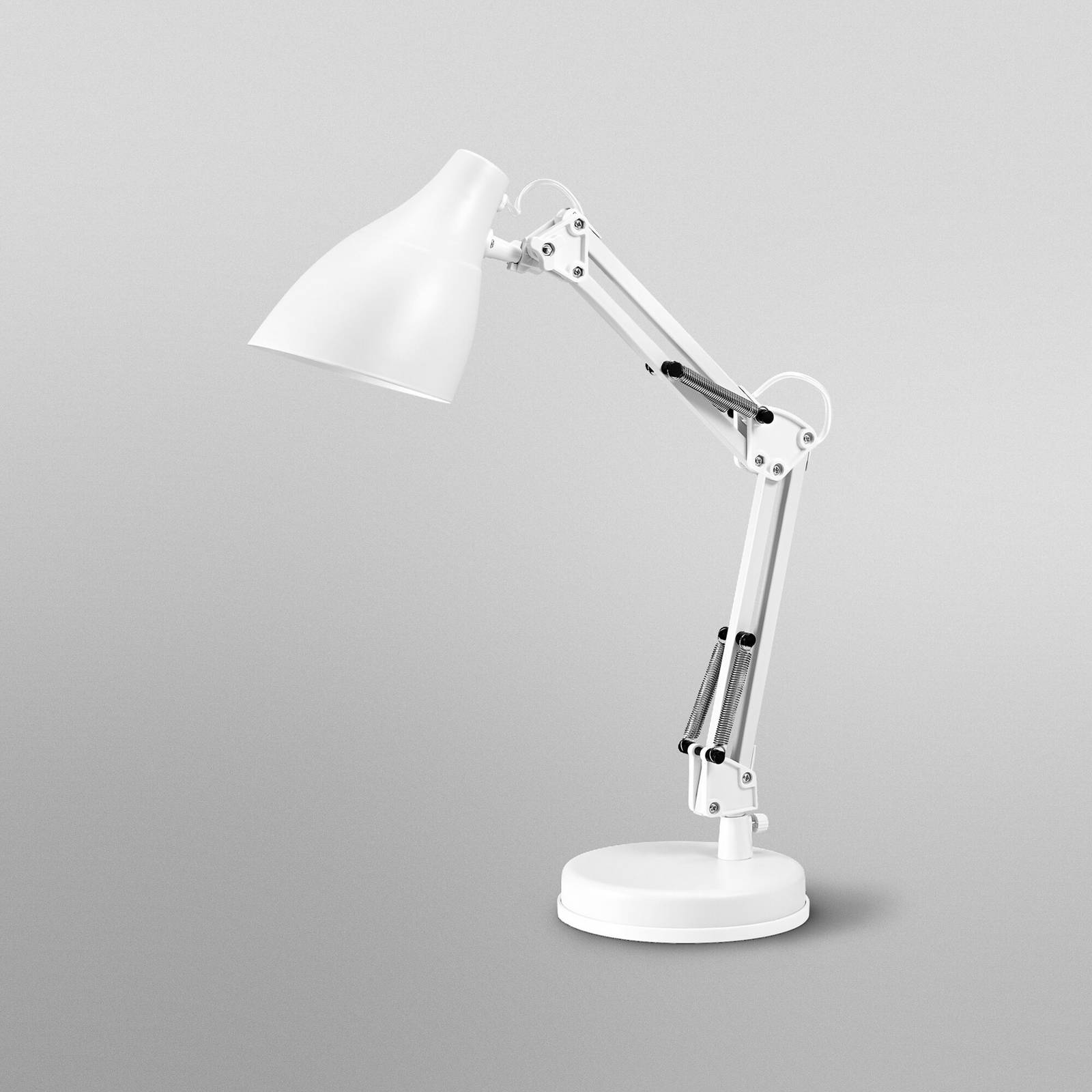 Lampa stołowa OSRAM Office Line Desk Pear, biała, E27