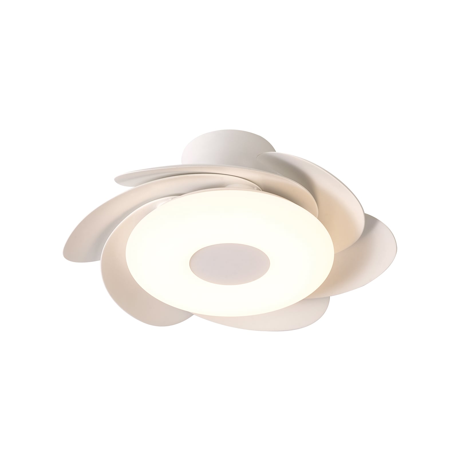 LED plafondventilator Flower wit DC-motor stil CCT - Mantra LED plafondventilator Flower wit DC-motor stil CCT - Mantra