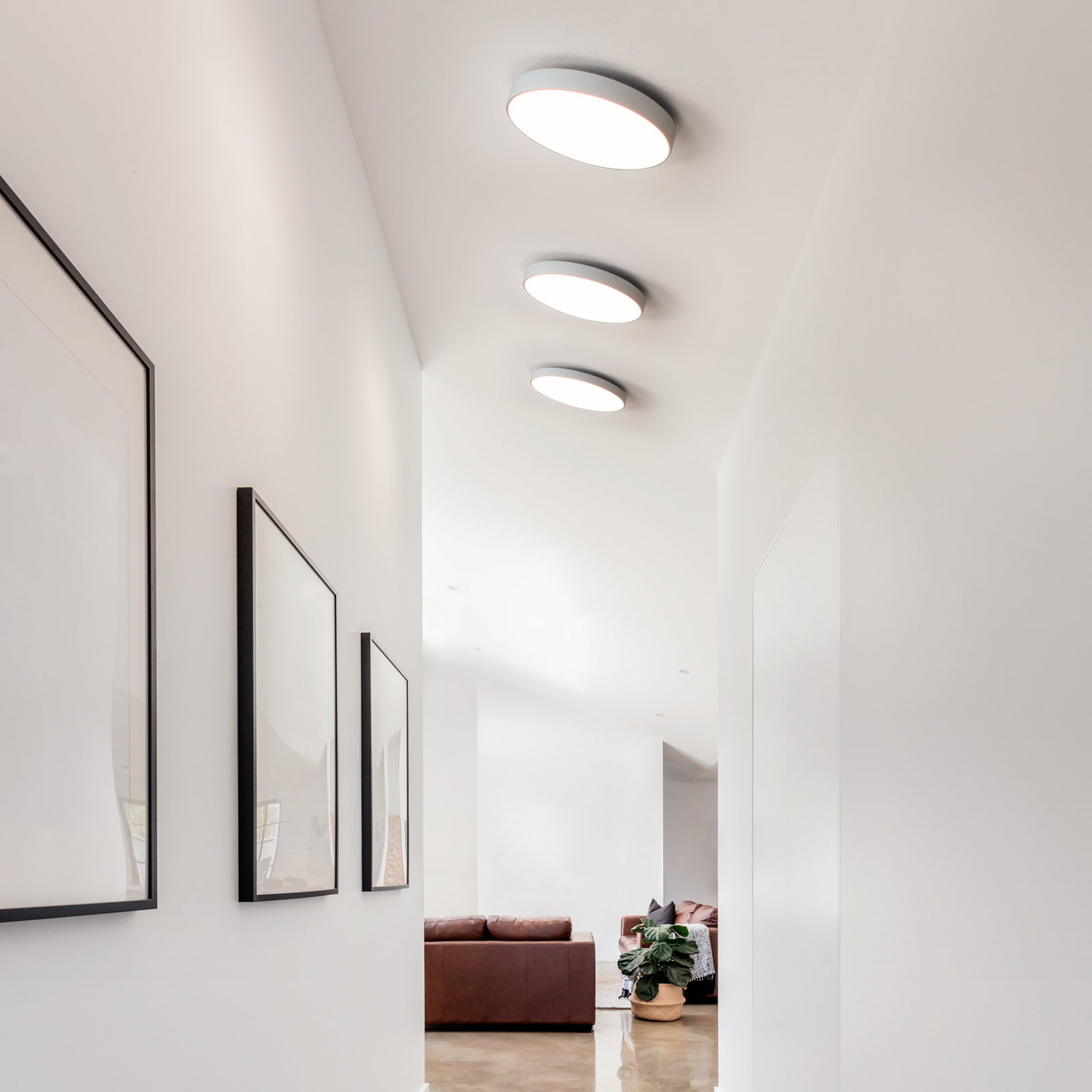 Luna C450 LED-loftlampe, hvid, Ø 45 cm, CCT – Antidark Luna C450 LED-loftlampe, hvid, Ø 45 cm, CCT – Antidark