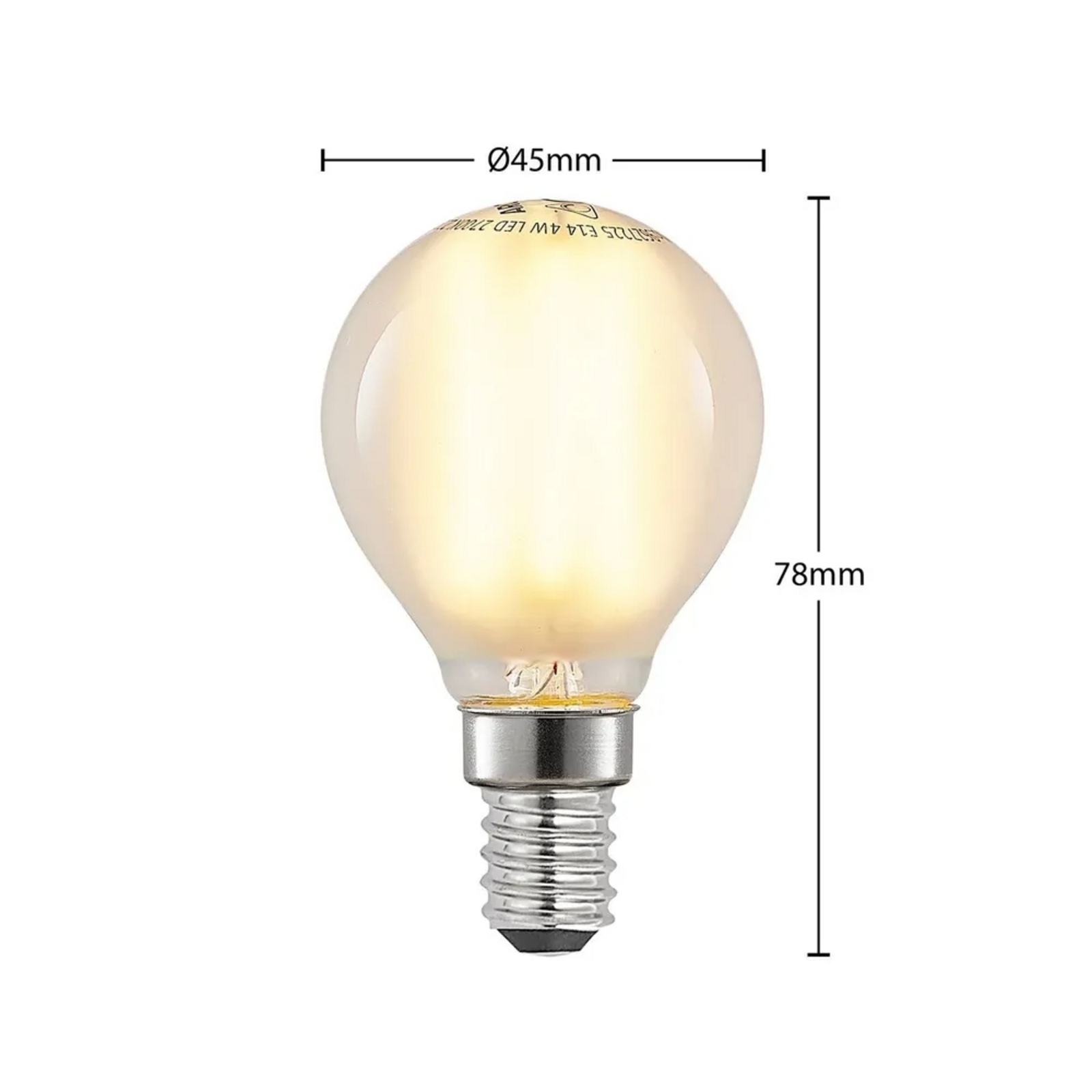 Ljuskälla LED 4W (470lm) 2700K Dimbar Krona E14 - Arcchio