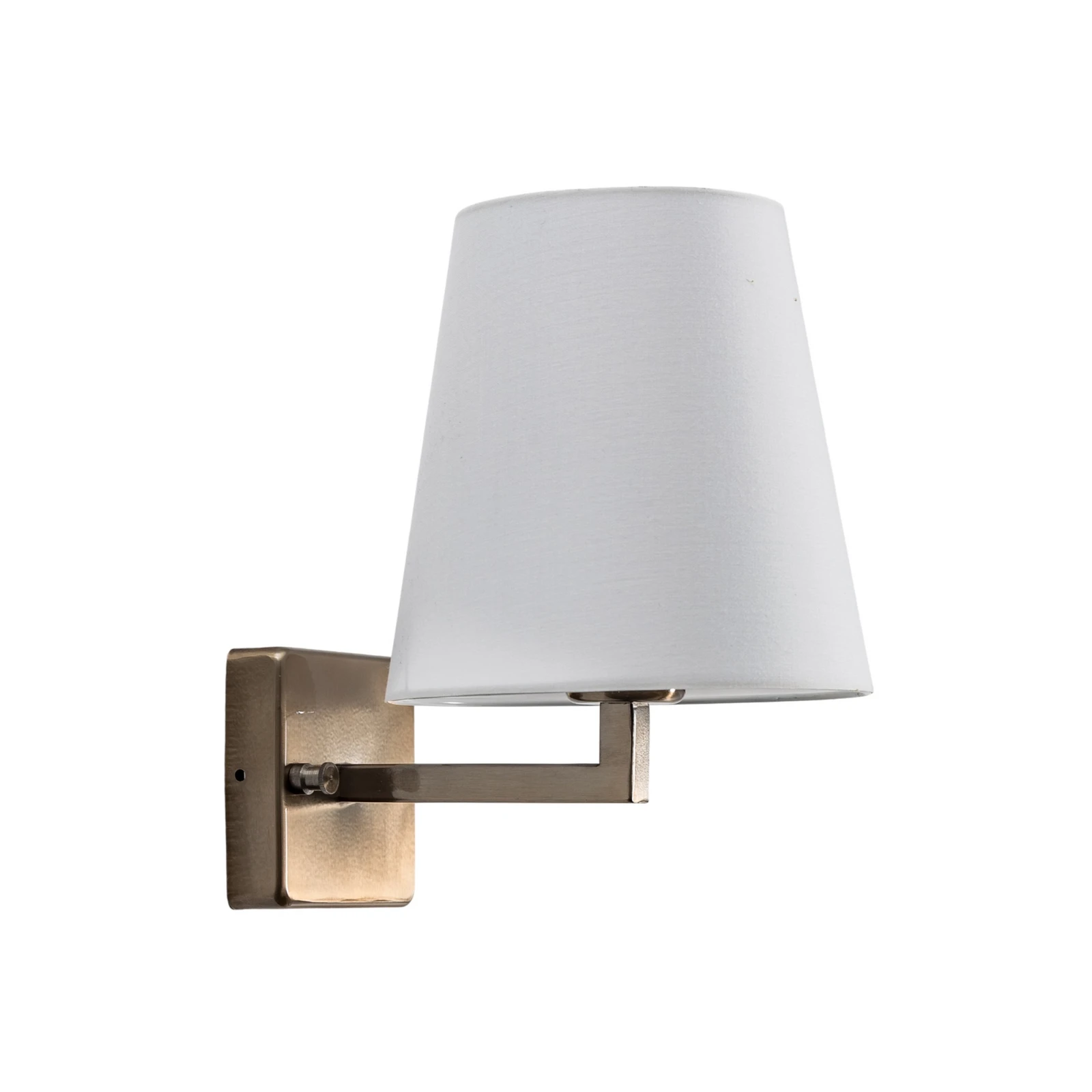 Applique profilo, oro/bianco, metallo/tessuto, altezza 30 cm