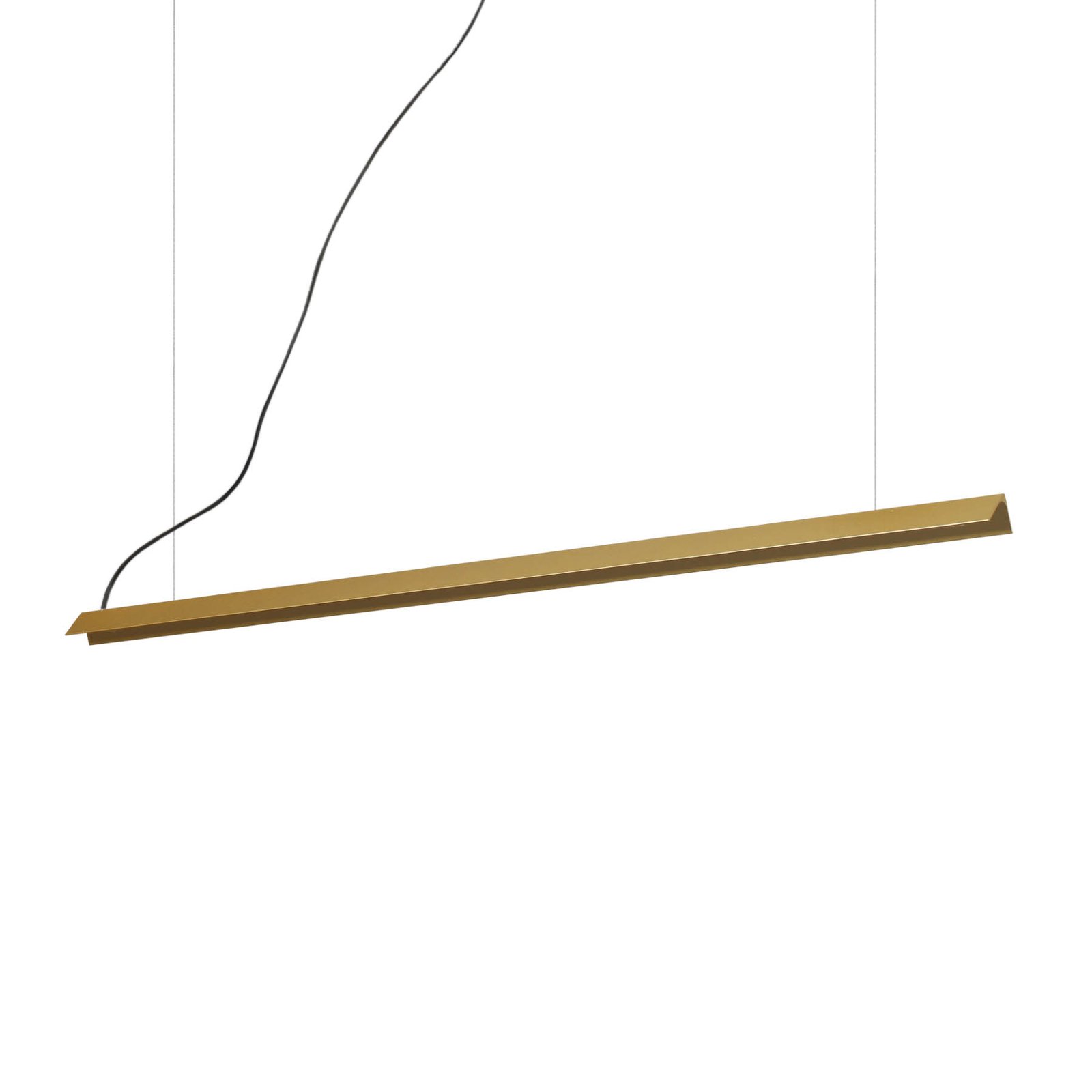 Ideal Lux hanglamp V-Line, messing