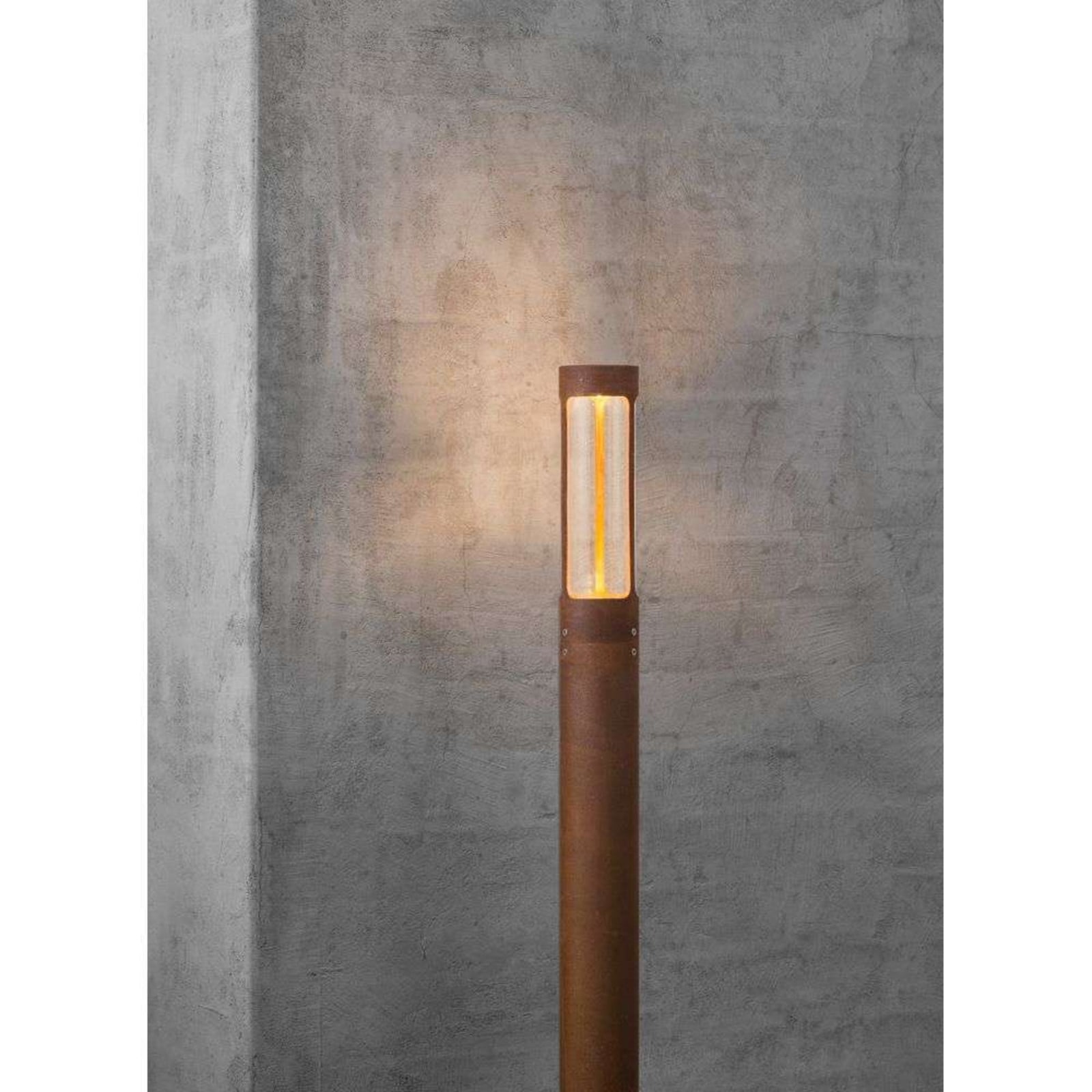 Helix Tr&auml;dg&aring;rdslampa Corten Nordlux - Terrass - Metall