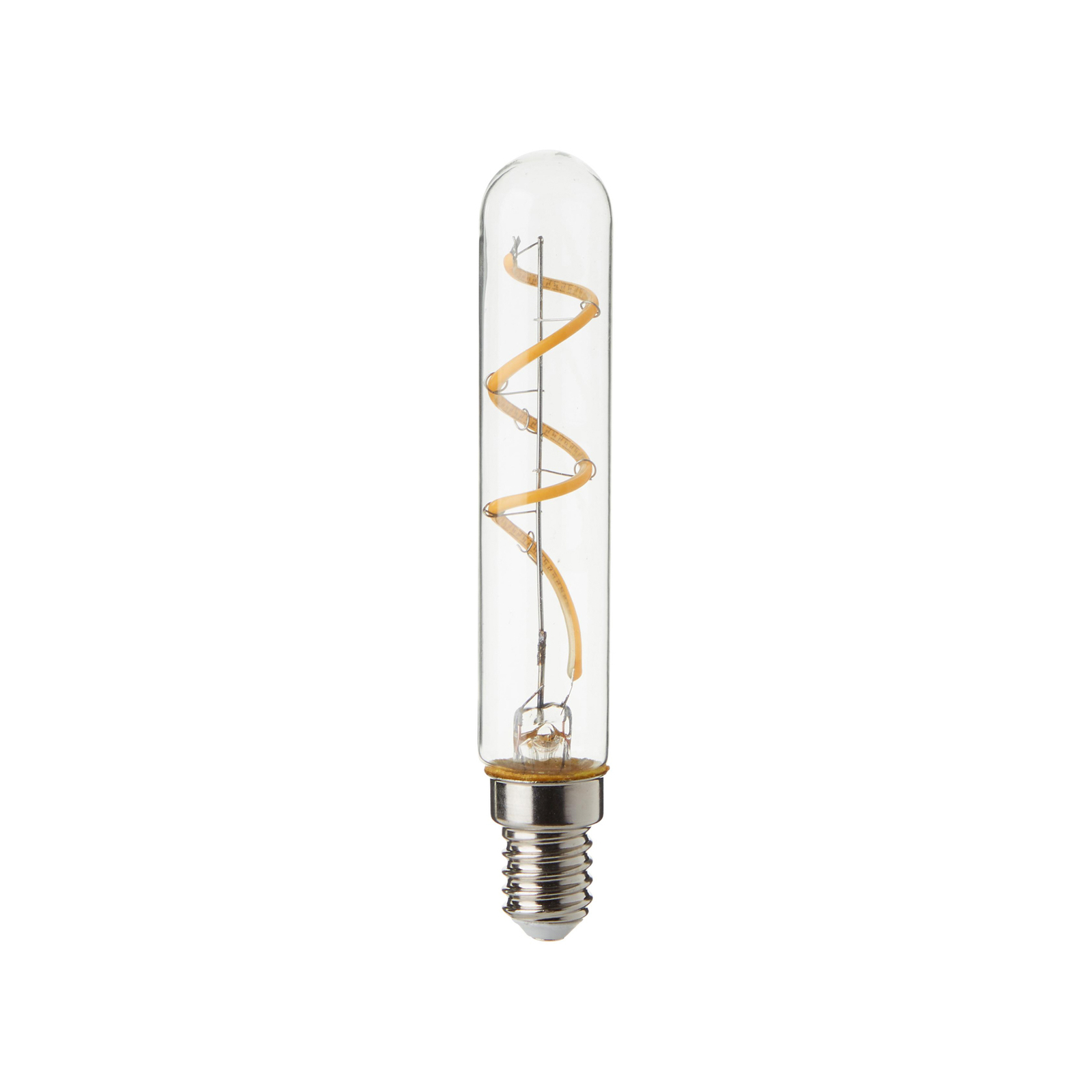 LED lemputės vamzdelis E14 3,7 W su kaitinamąja gija, skaidrus, 3000 K