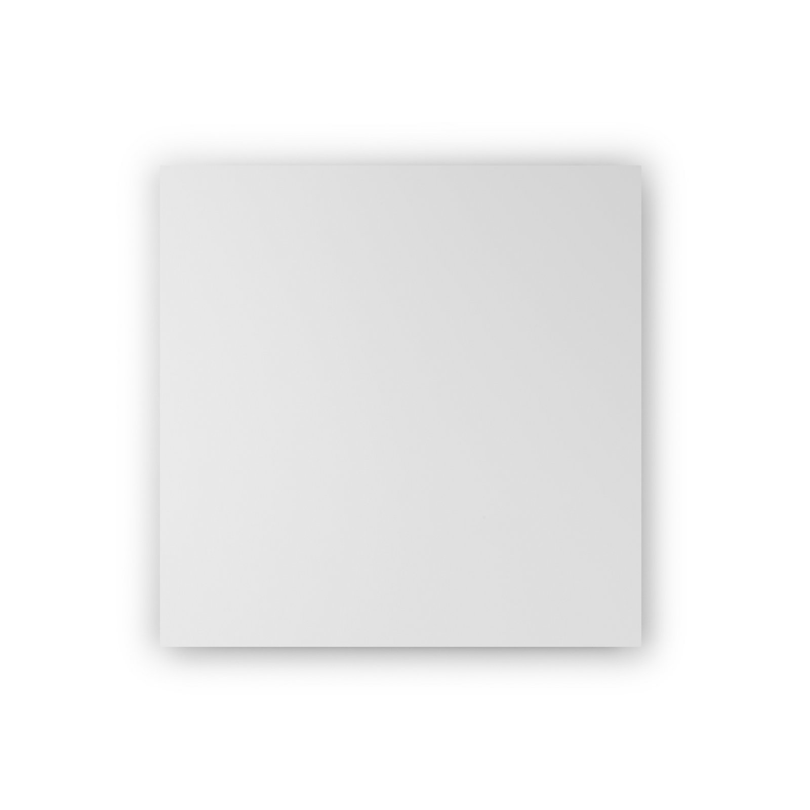 LED-Wandleuchte BLADE Q, weiß, 44 x 44 cm, Metall, dimmbar