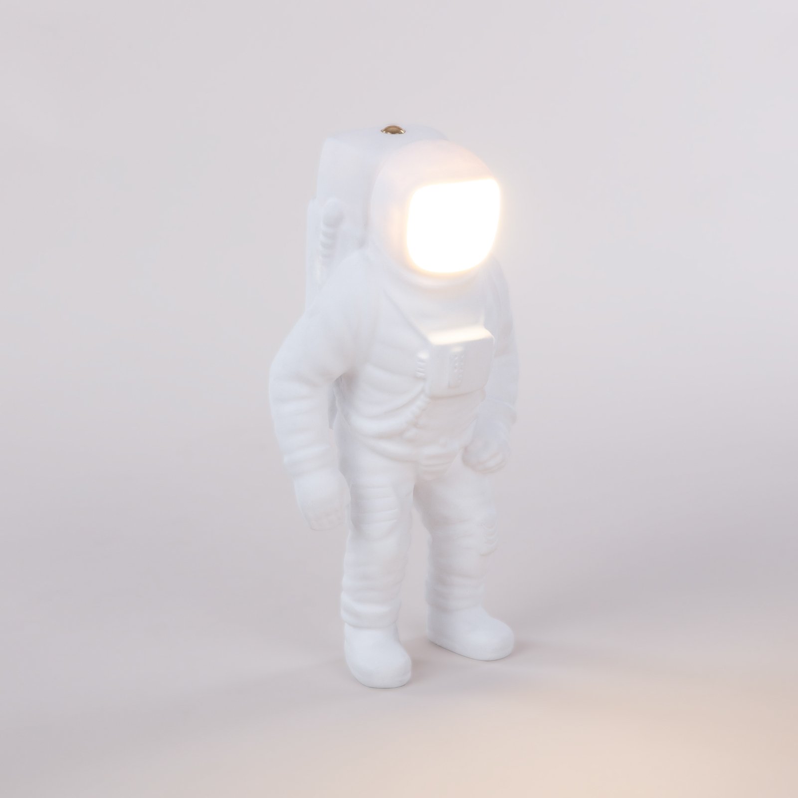 Figura LED deco Cosmic-Flashing Starman con accu