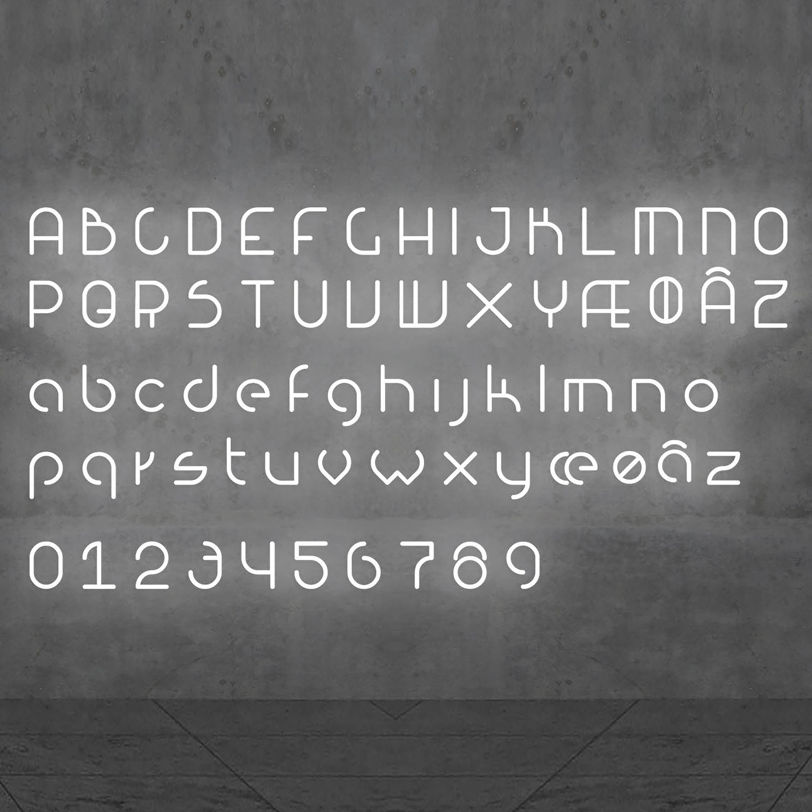 Artemide Alphabet of Light kinkiet liczba 8