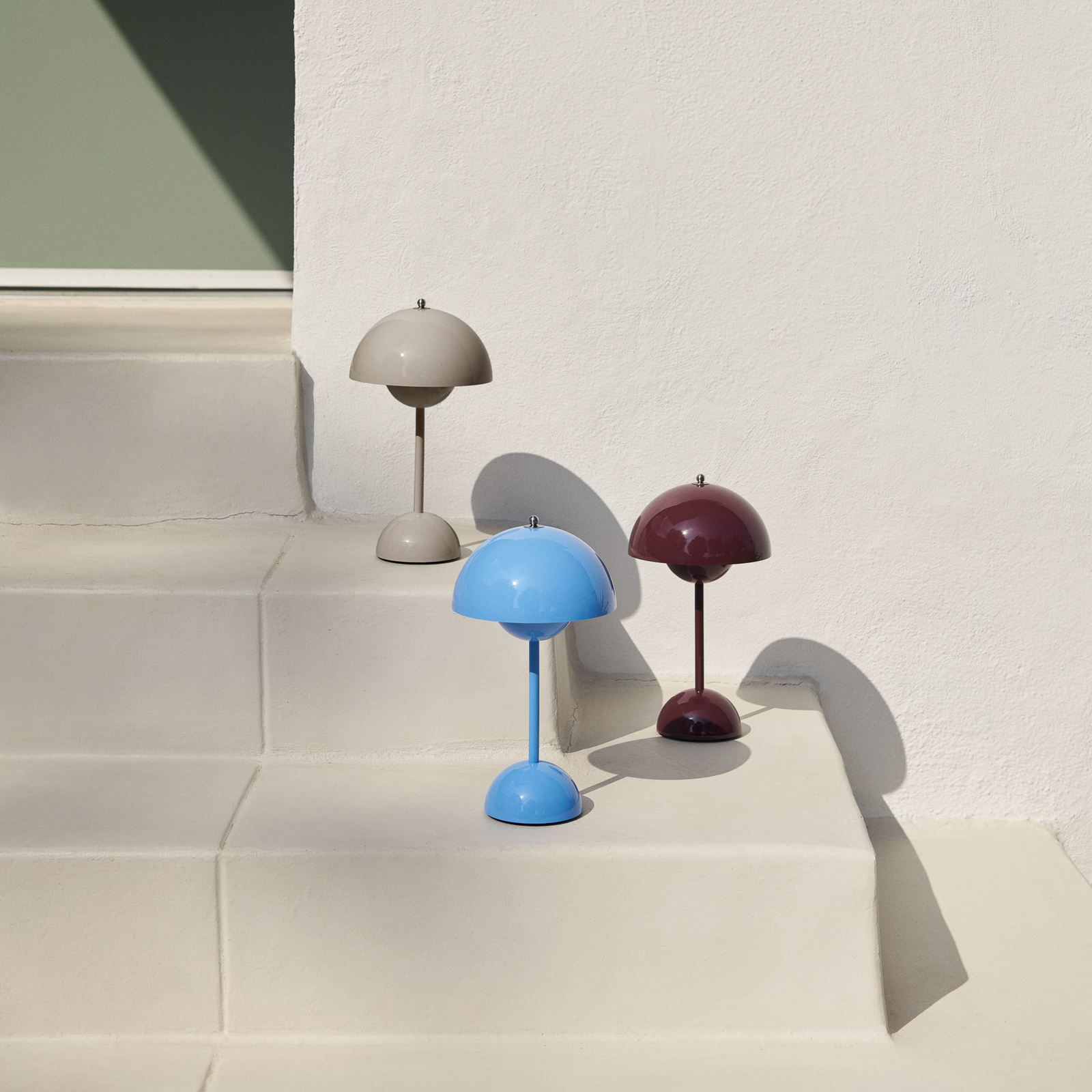 Flowerpot VP9 Portable Tafellamp Swim Blue - &Tradition