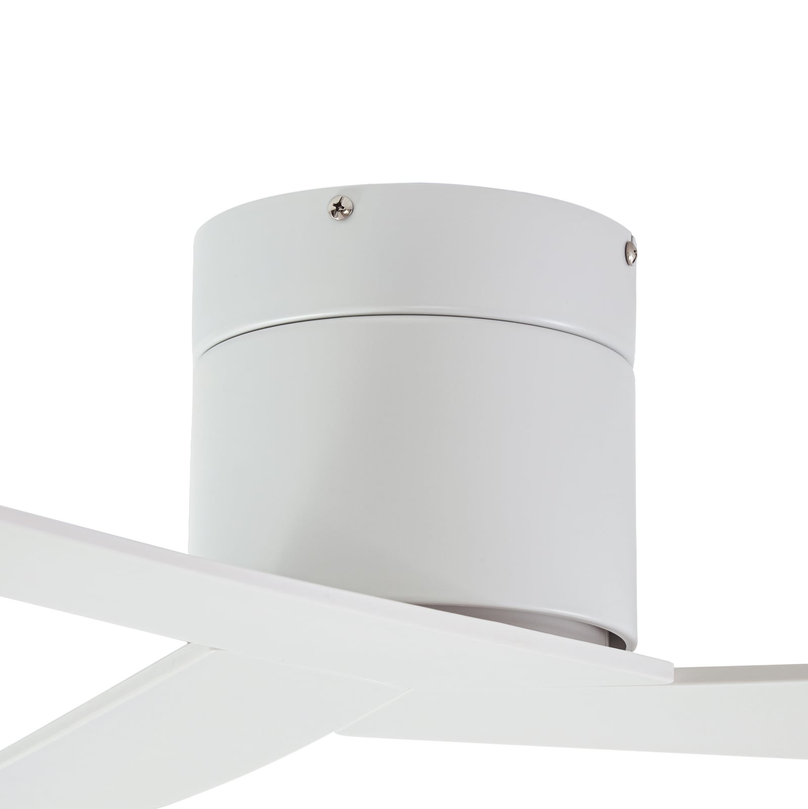 Ventilateur de plafond Lucande Ventoro, Ø 132 cm, blanc, métal