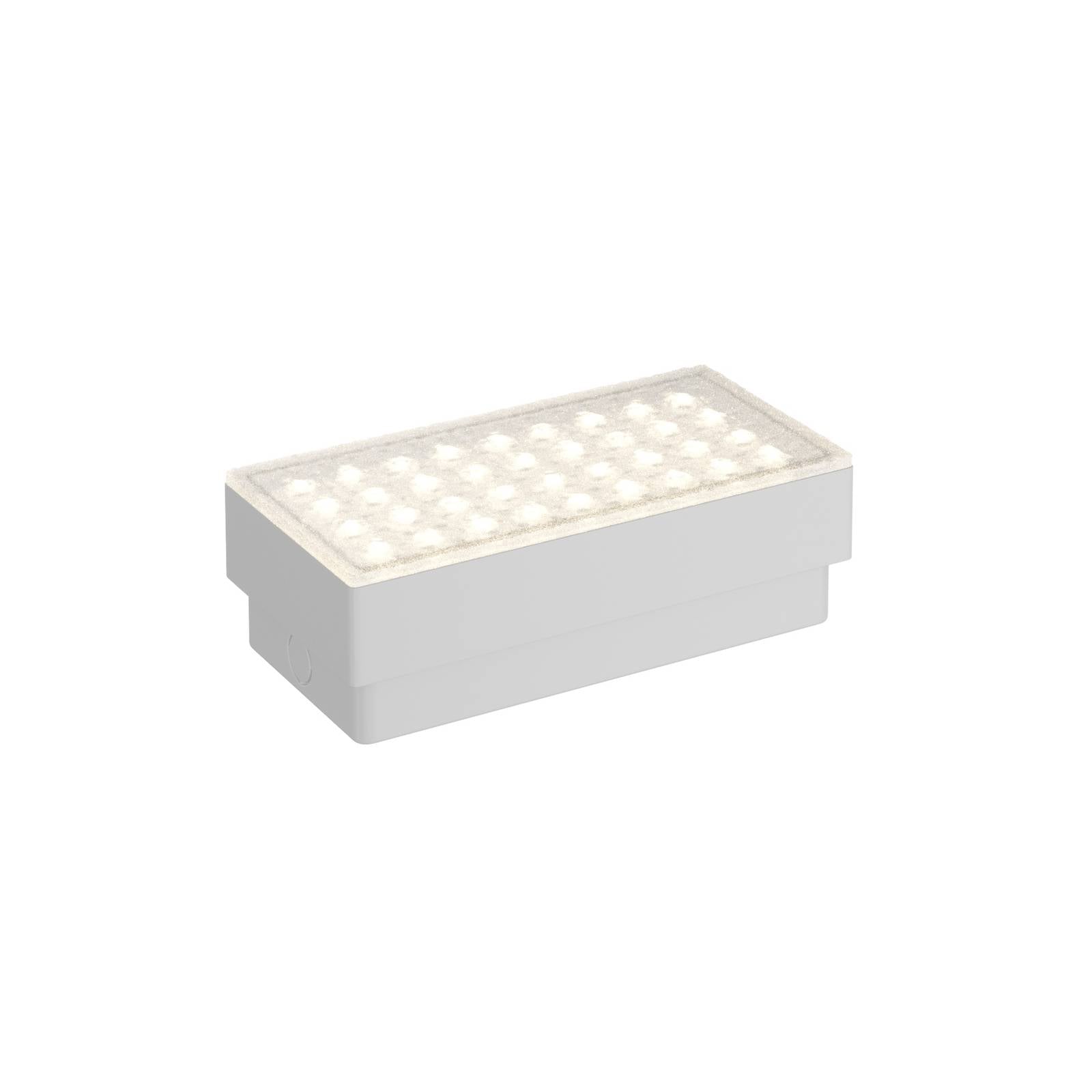 Prios Ewgenie LED deck light 20 x 10 cm - Recessed Floor Light - Recessed Light - Modern - Clear