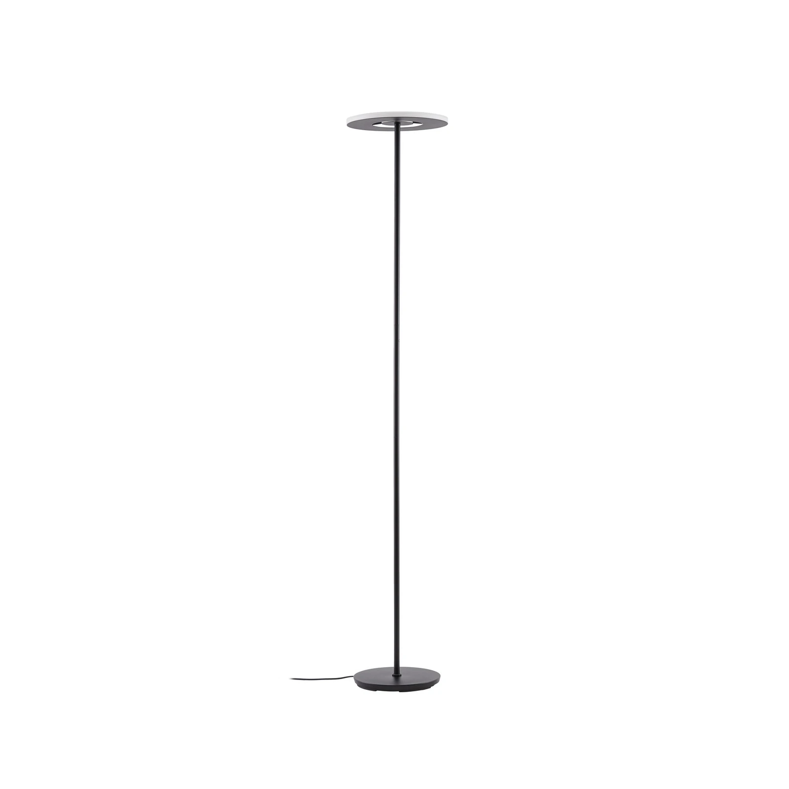 Lucande Raymond LED podna lampa, crna, CCT, prigušiva