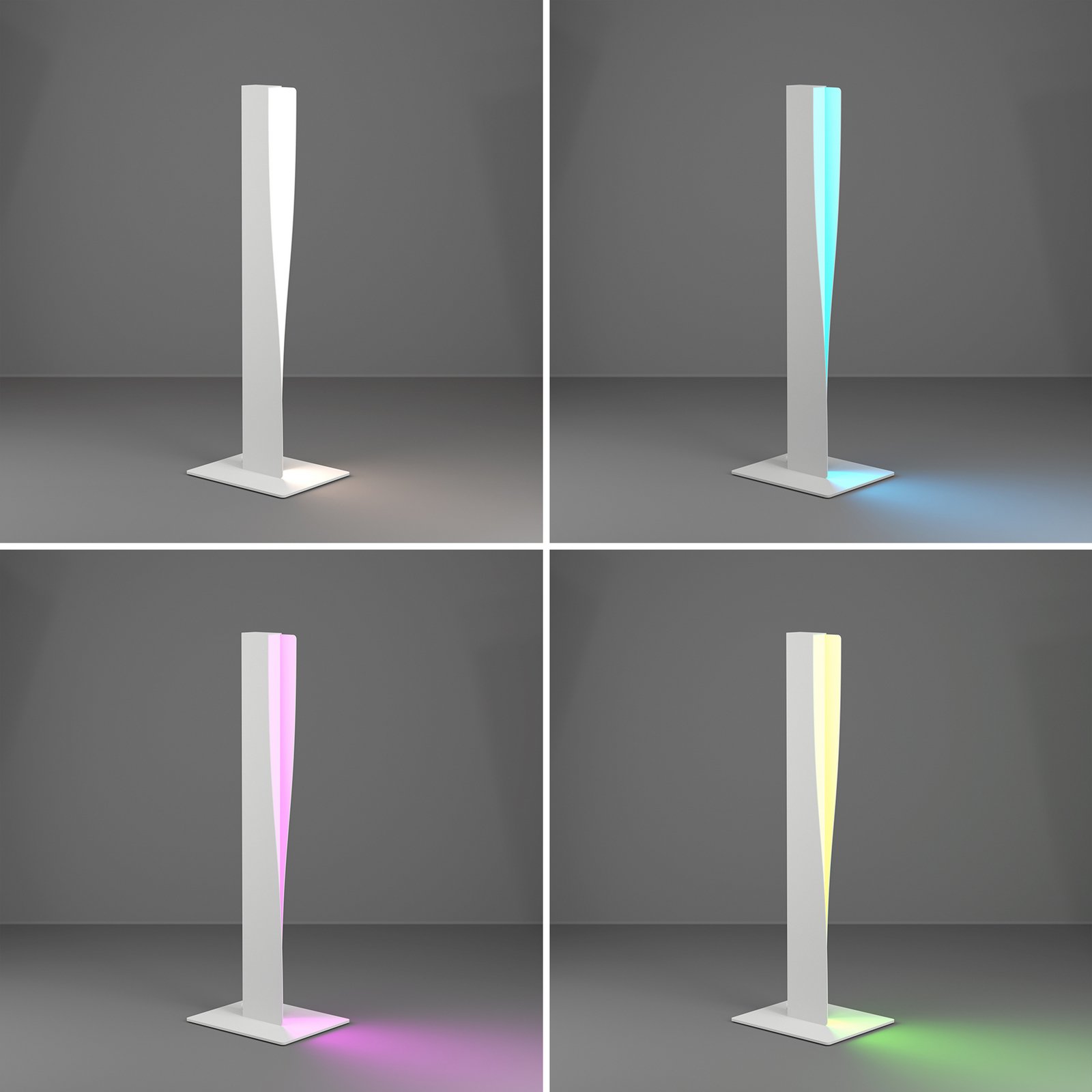 EGLO connect Candeeiro de mesa LED inteligente Bolognano-Z, cinzento