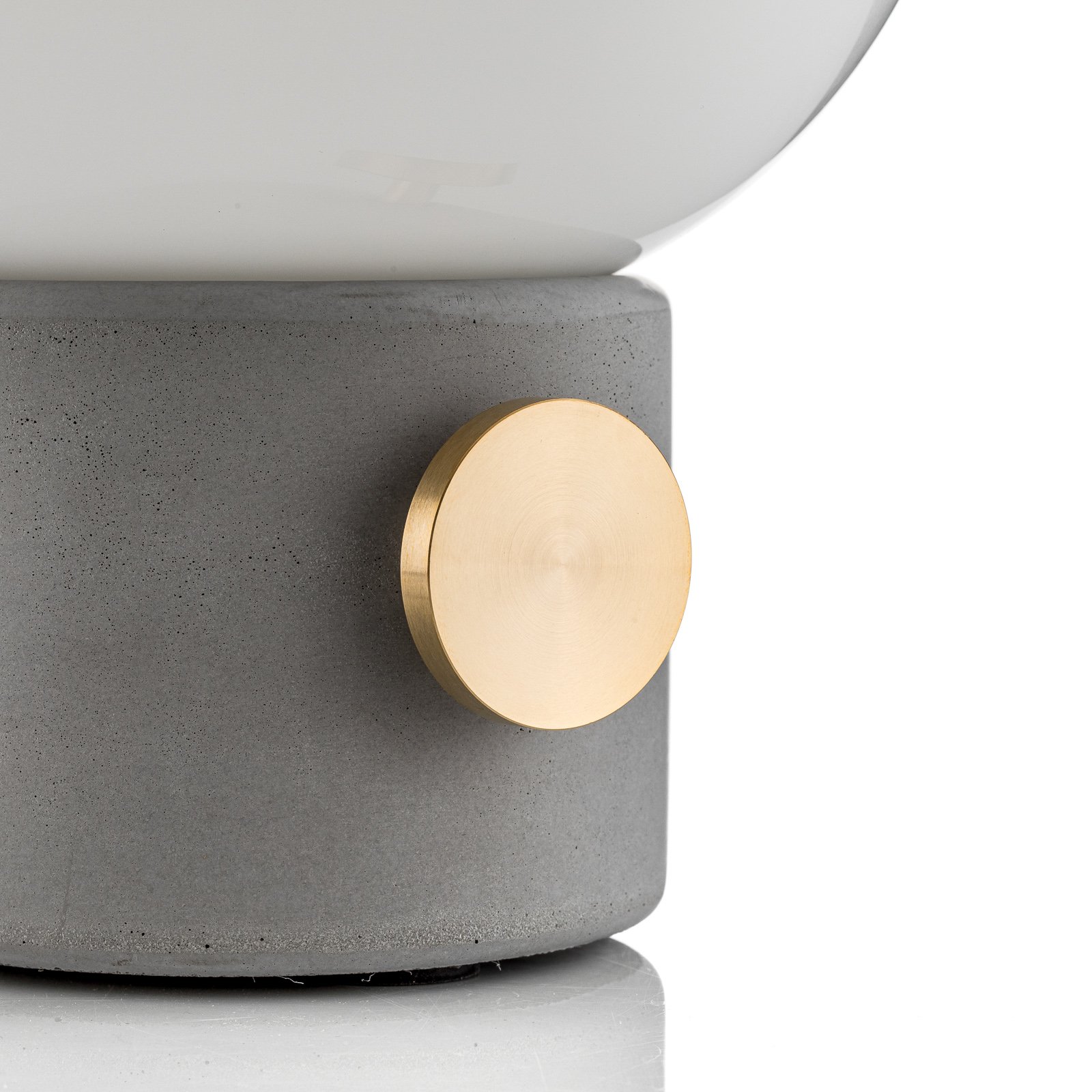 JWDA Lampe de Table S Gris Clair/Laiton - Audo Copenhagen