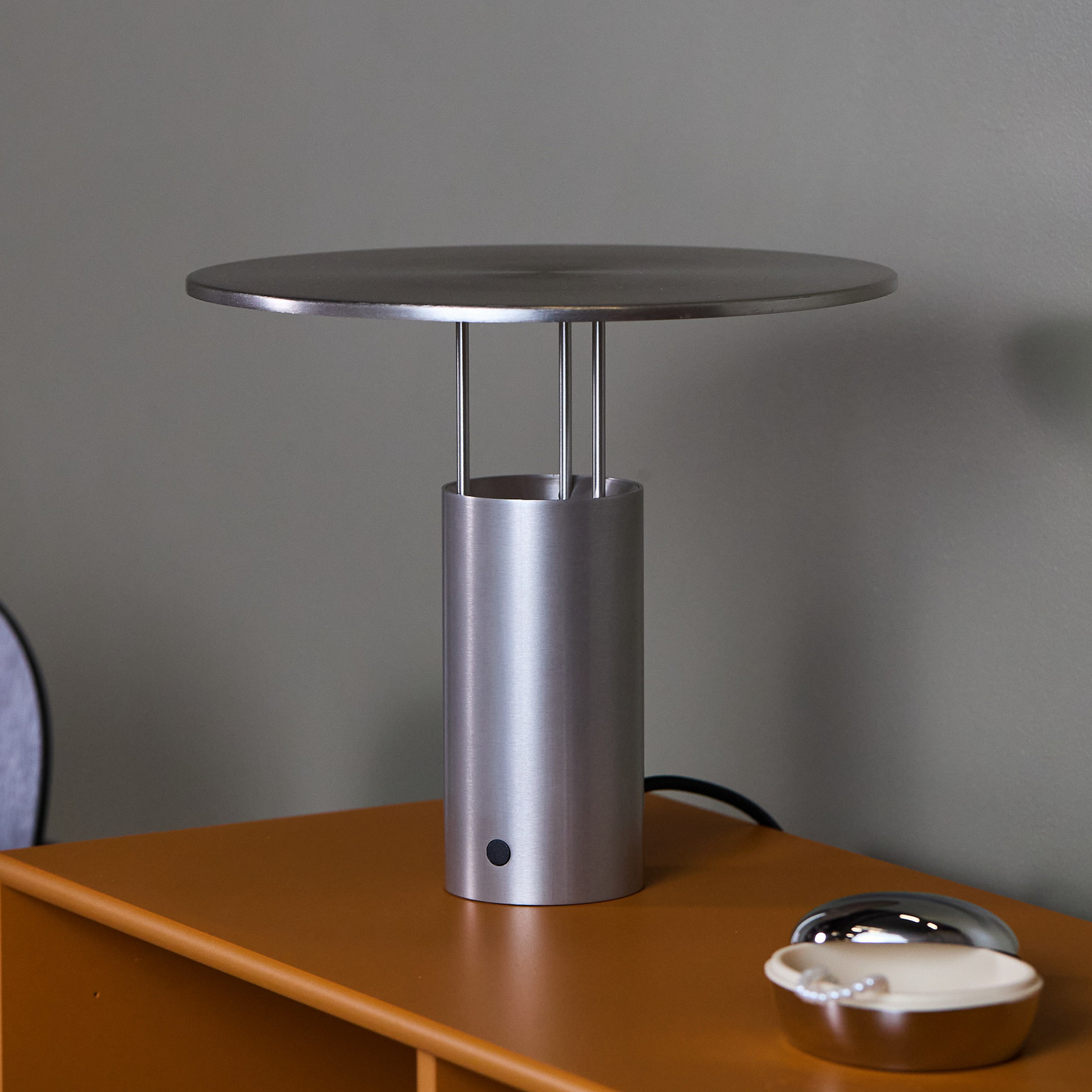 Piet Hein LED-Tischleuchte Tempel280, silber, Höhe 24,5 cm Piet Hein LED-Tischleuchte Tempel280, silber, Höhe 24,5 cm