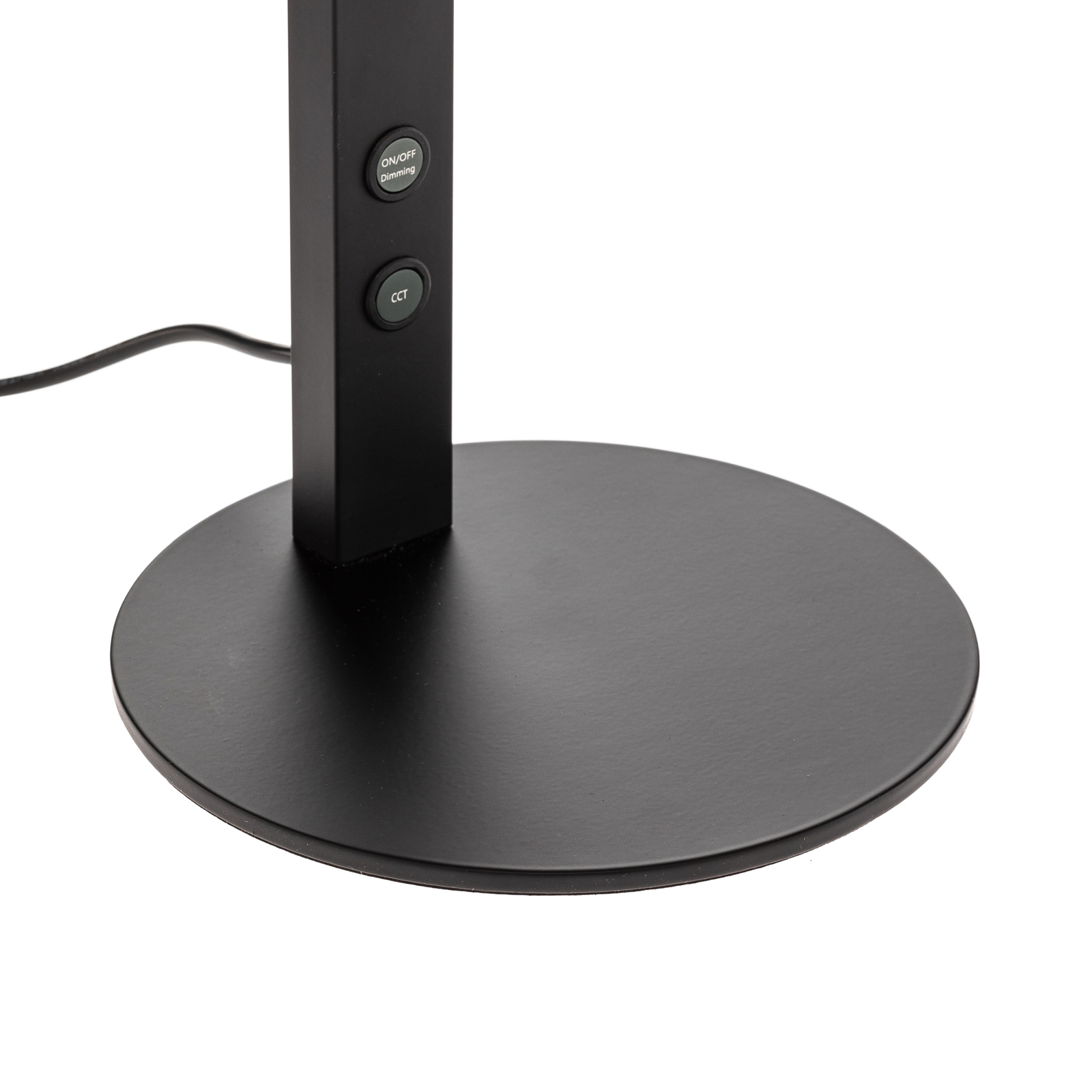 LED-skrivebordslampe Ideal med dimmer, svart