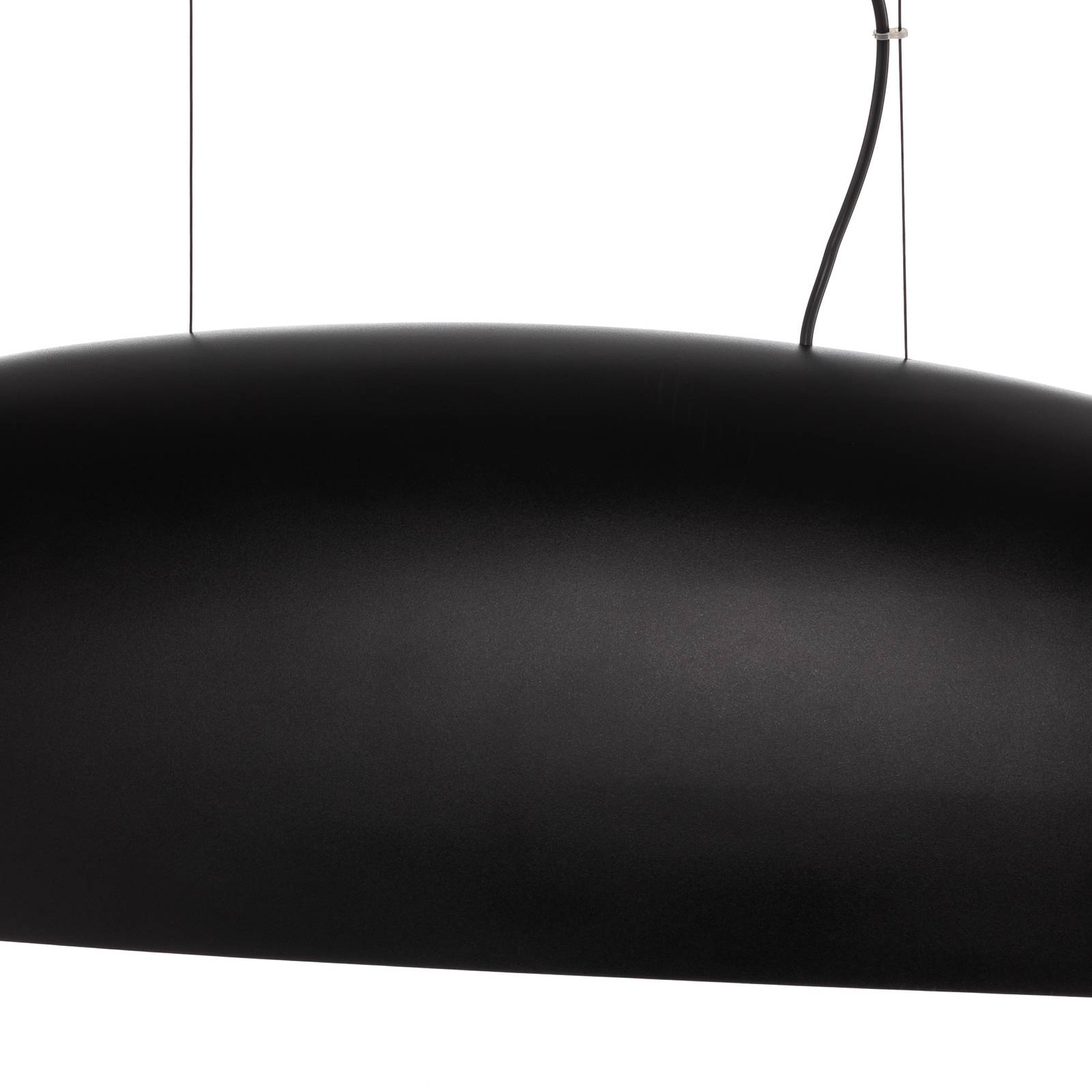 Lampa wisząca Canoe V, czarny/złoty